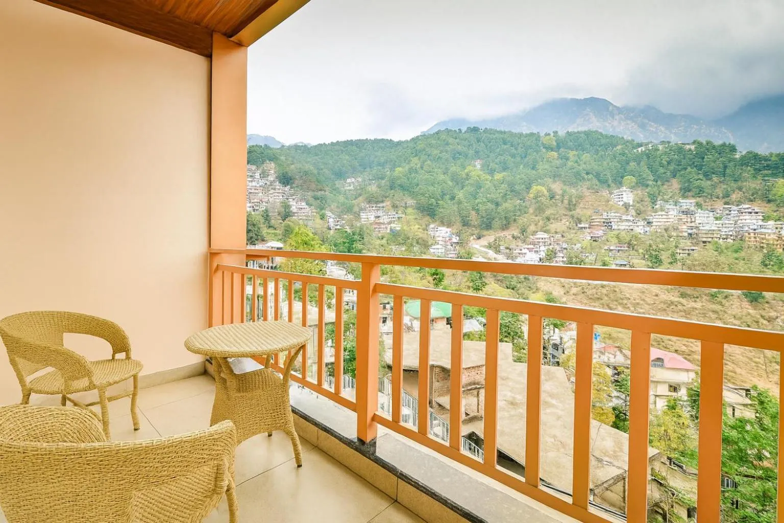 Balcony/Terrace in Hotel Pawan Regency- Best Mountain View Hotel In McLeodganj