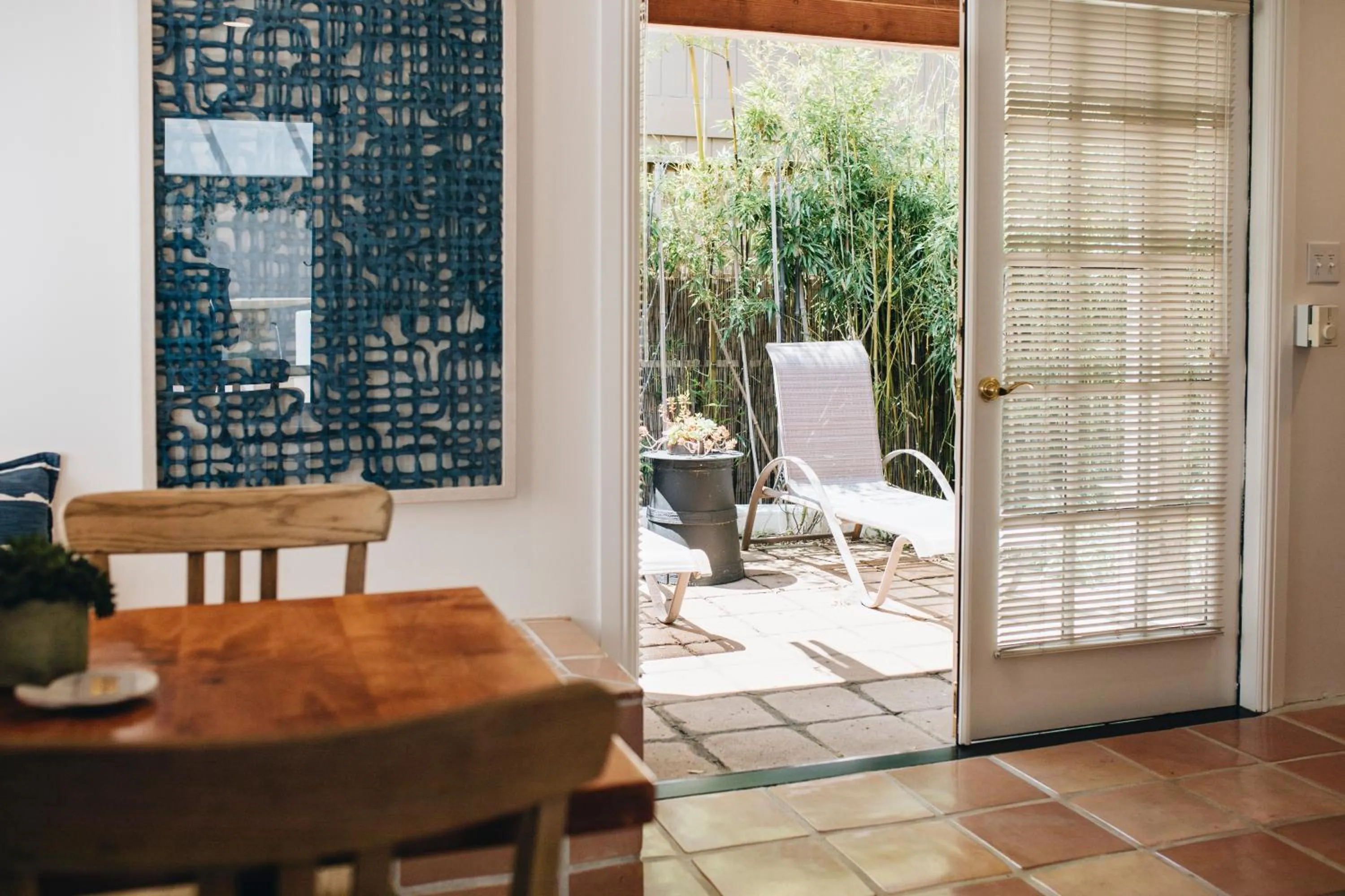 Patio in Cottage Inn & Spa