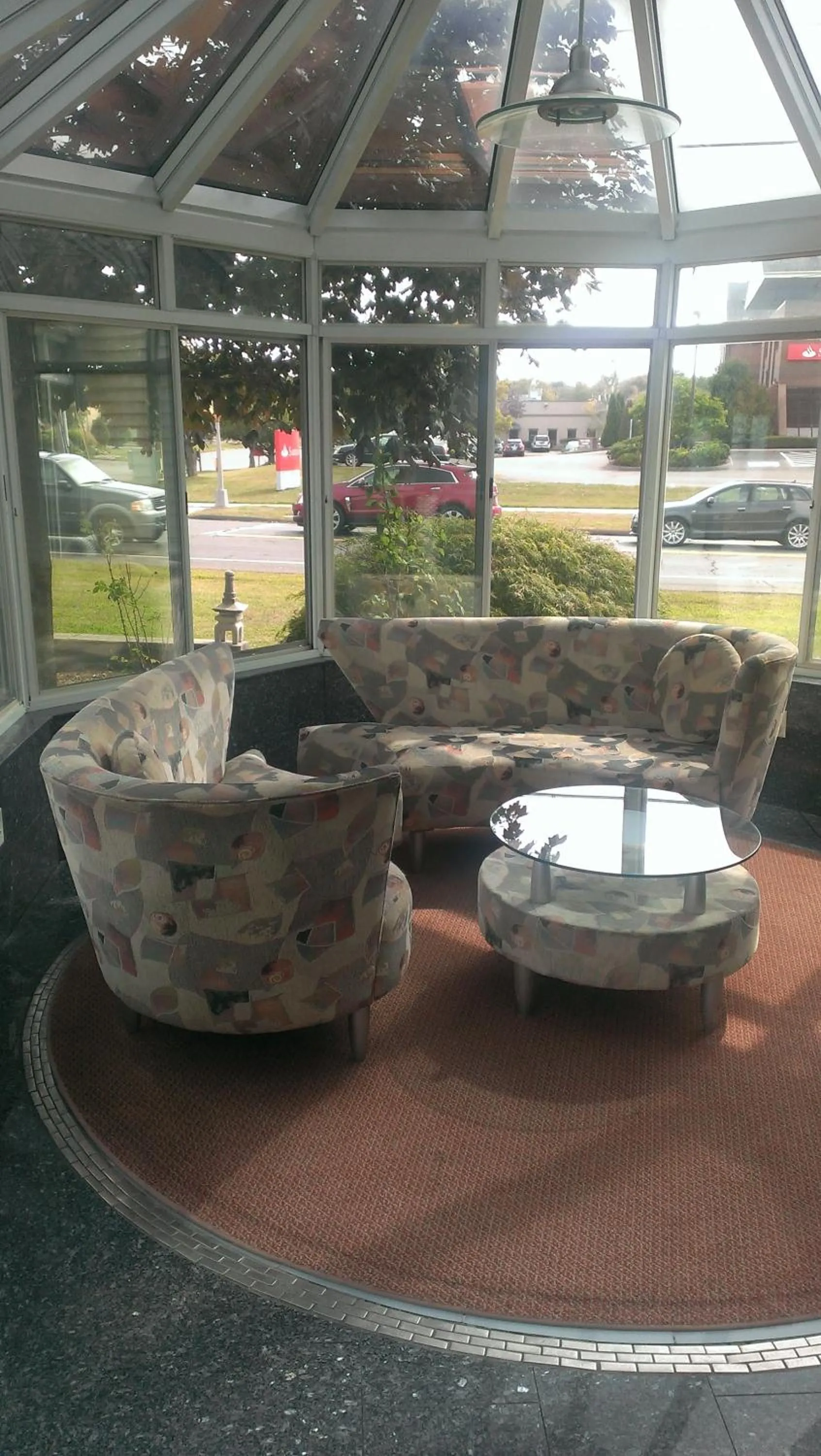 Patio in Branford Motel