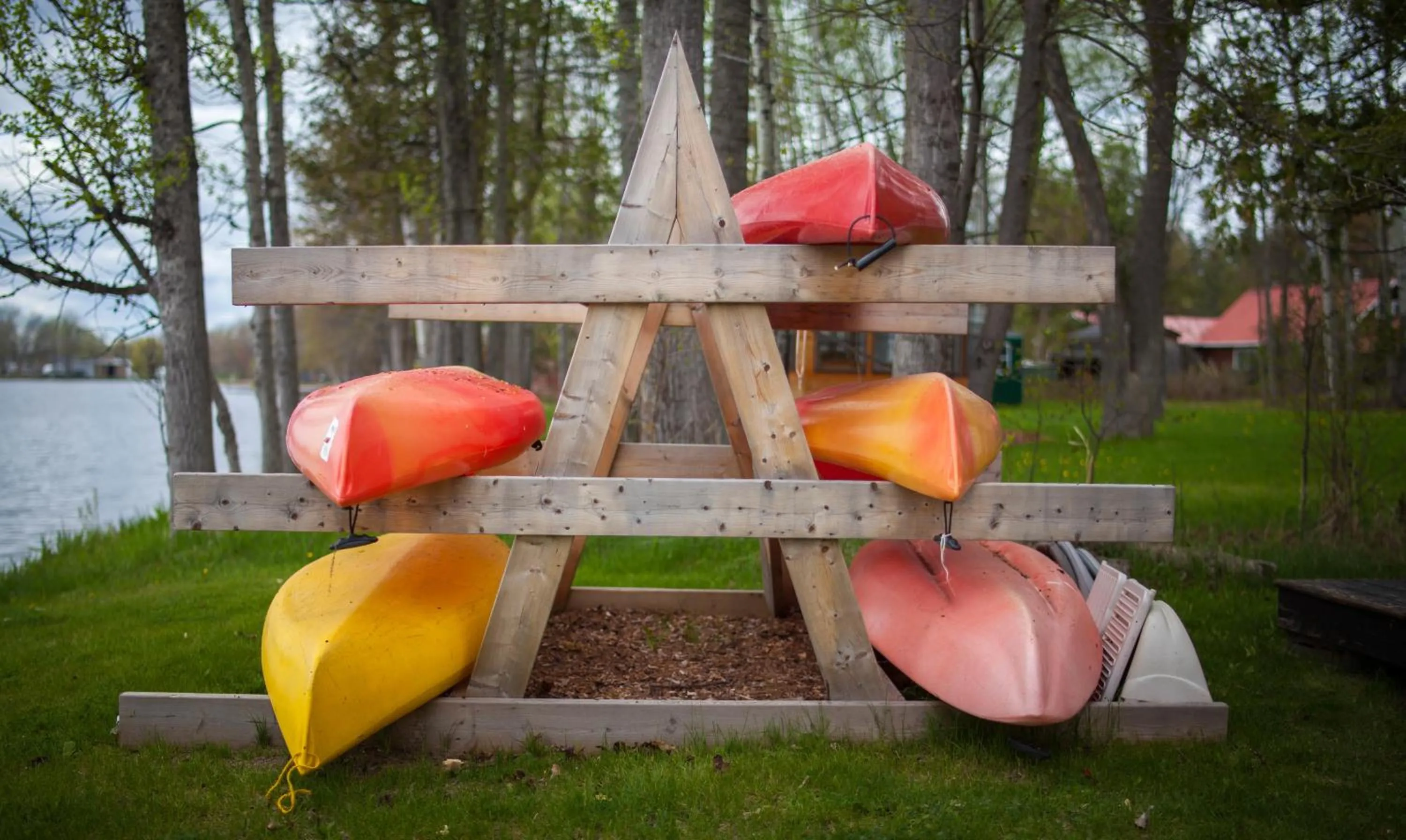 Canoeing in Greystone on Golden Lake