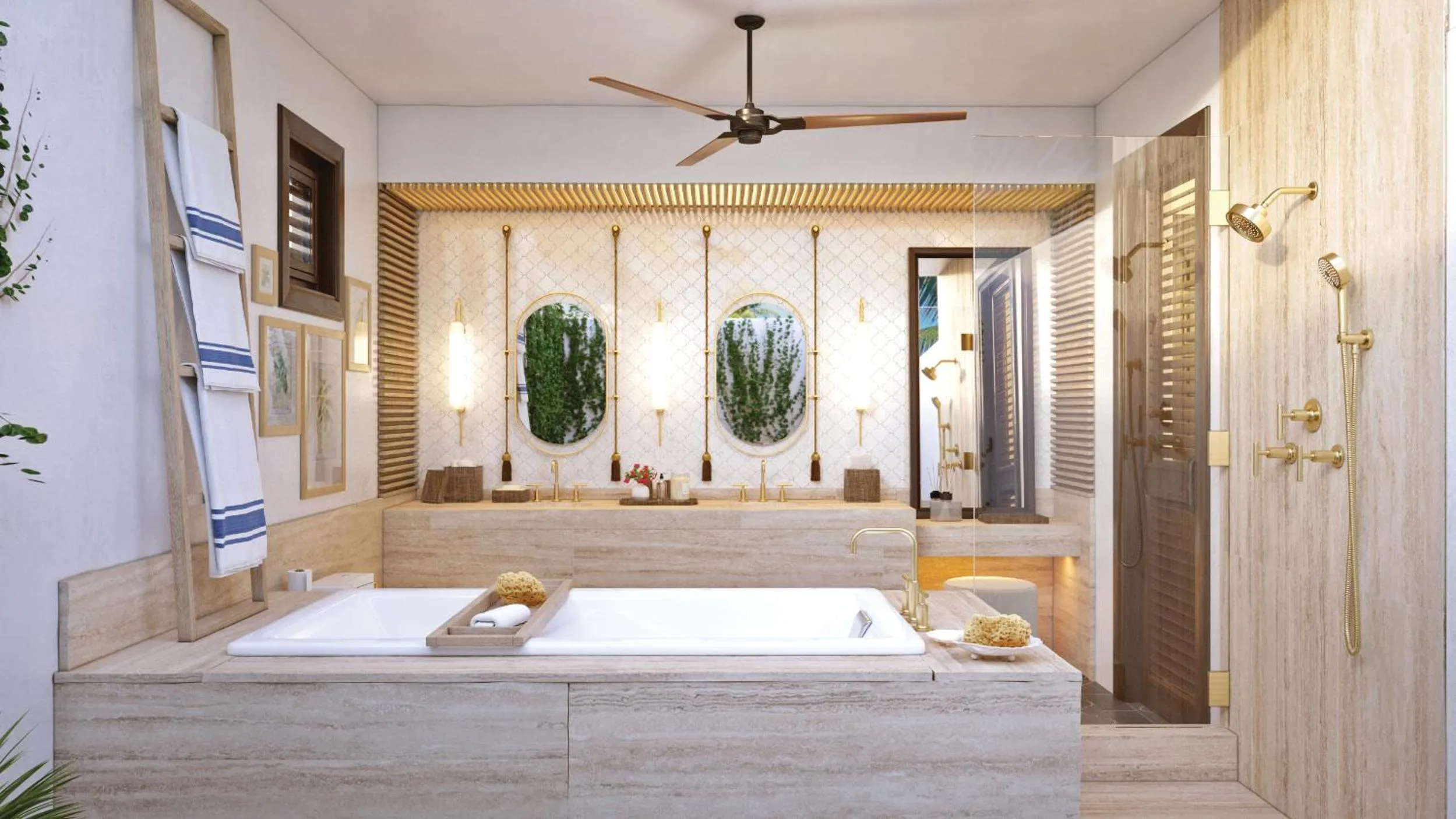 Bathroom in Cap Juluca, A Belmond Hotel, Anguilla