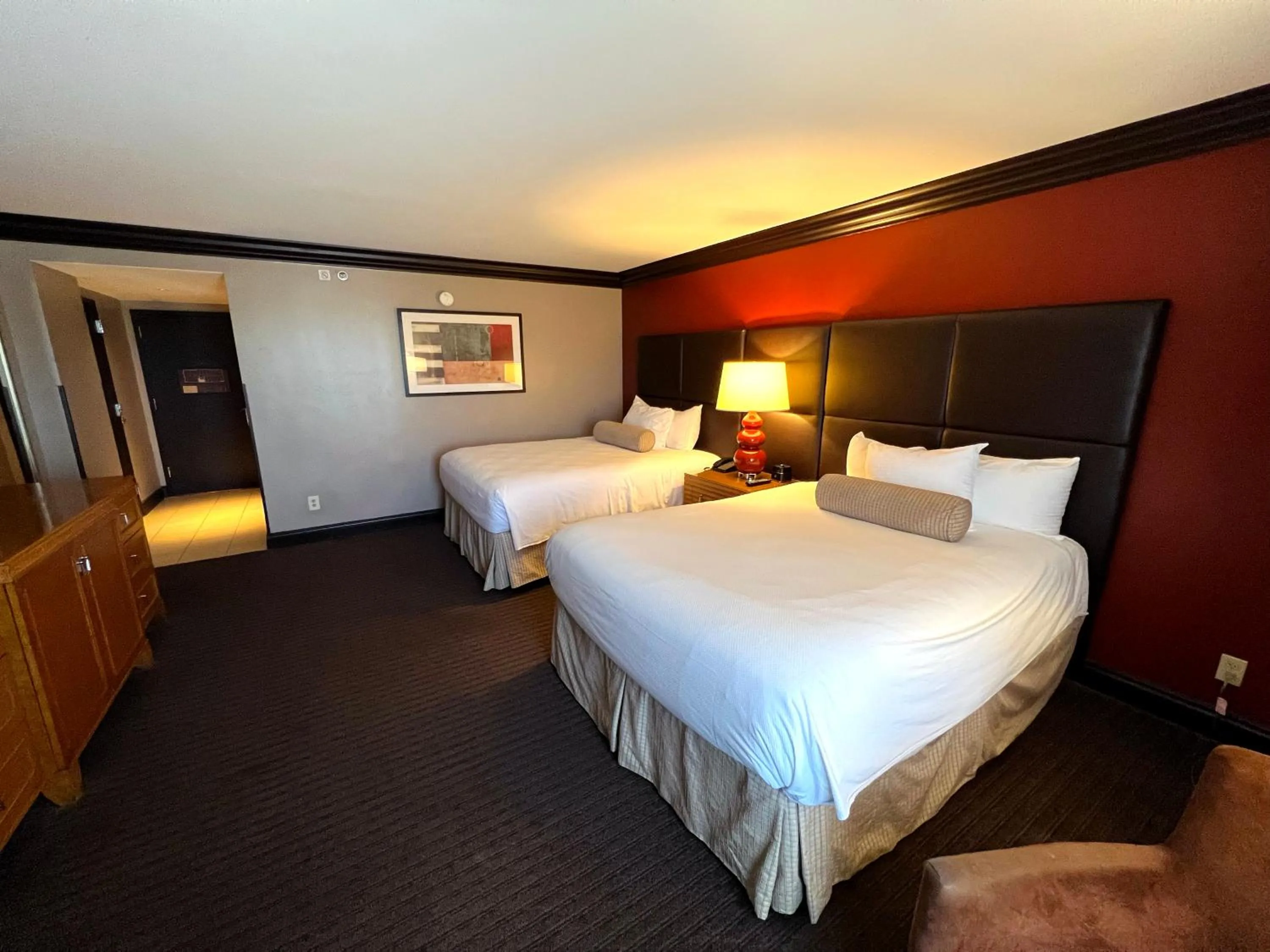 Bed in Ameristar Casino Hotel Vicksburg, Ms.