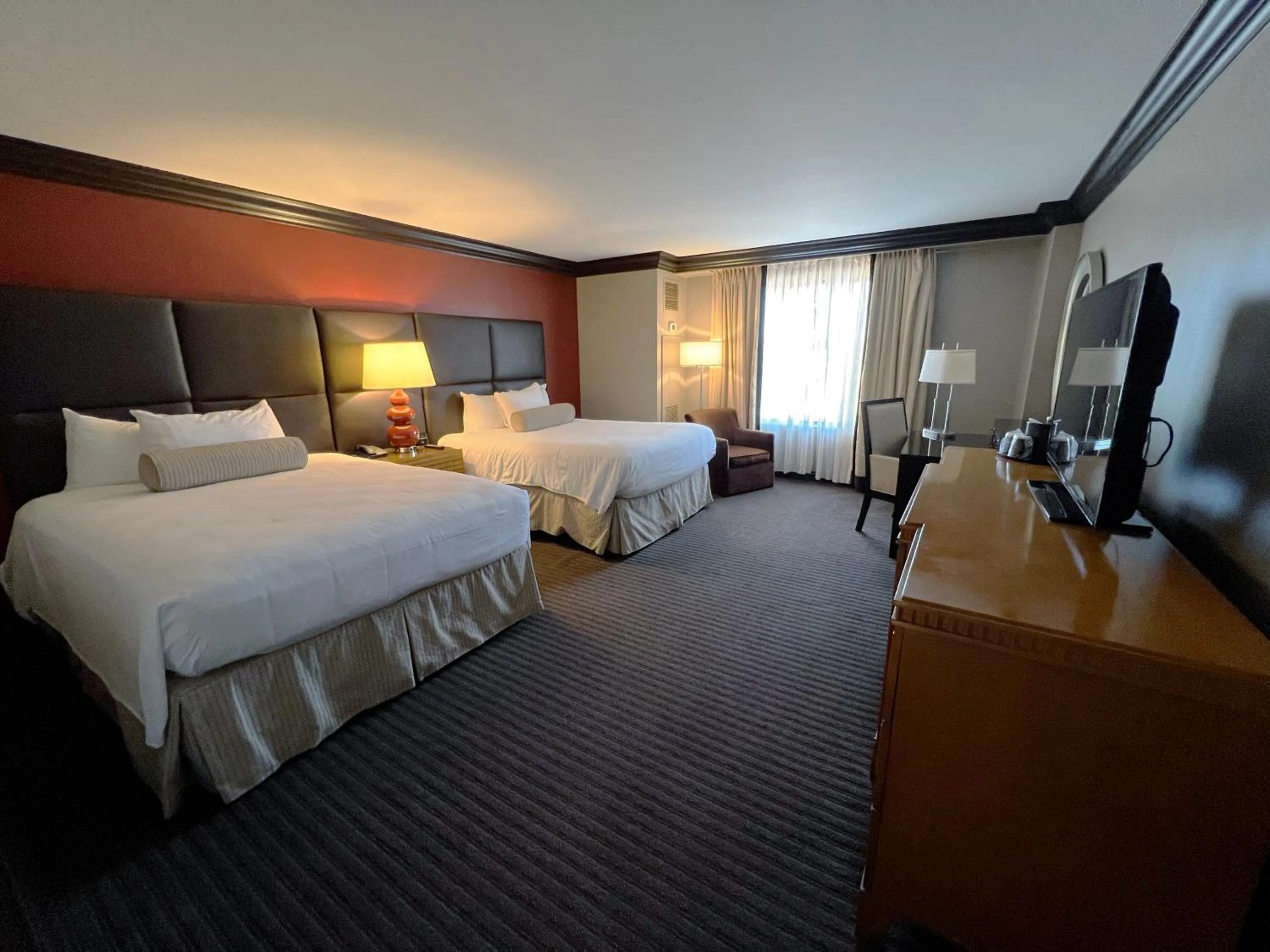 Bed in Ameristar Casino Hotel Vicksburg, Ms.