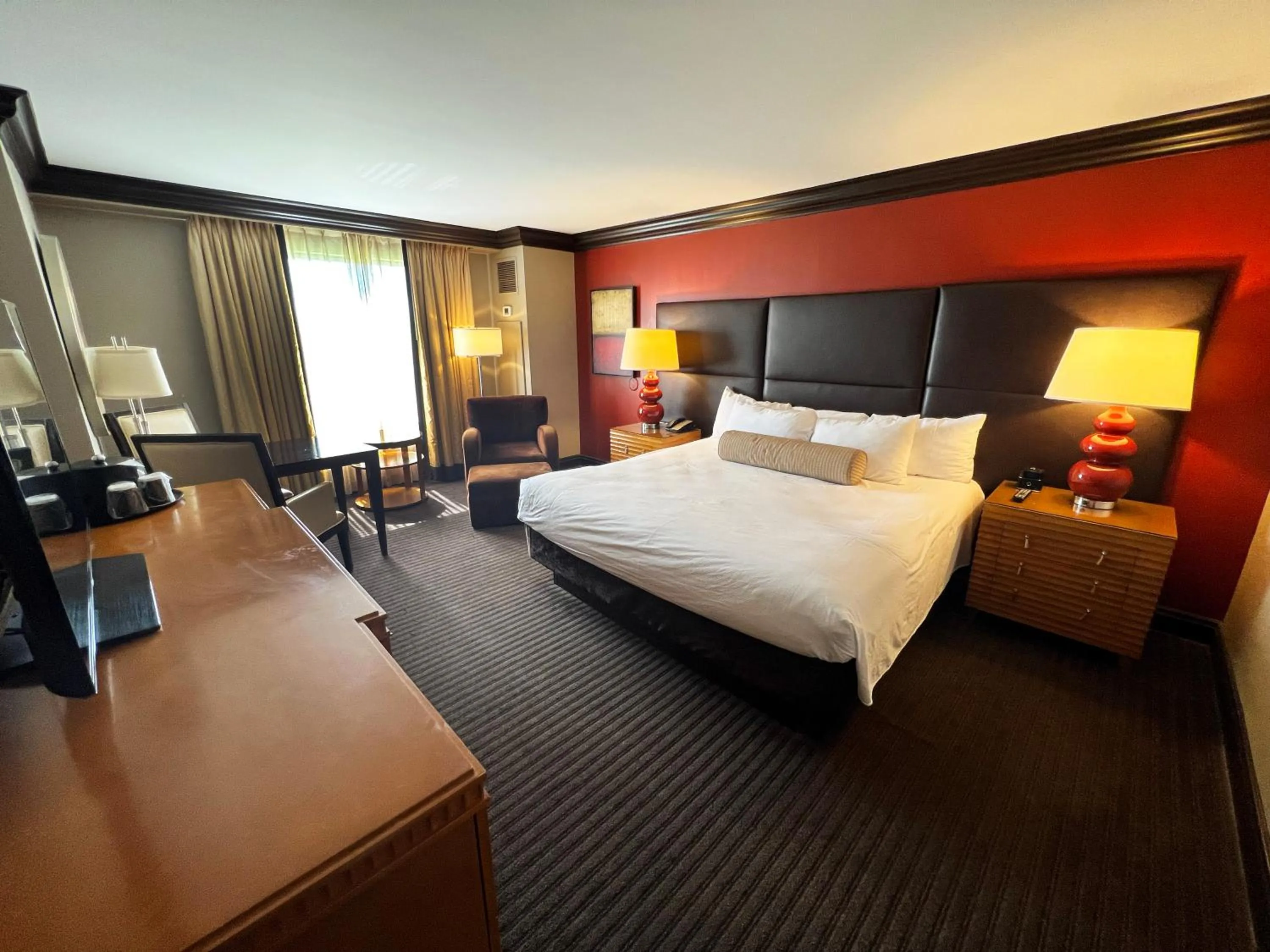 Bed in Ameristar Casino Hotel Vicksburg, Ms.