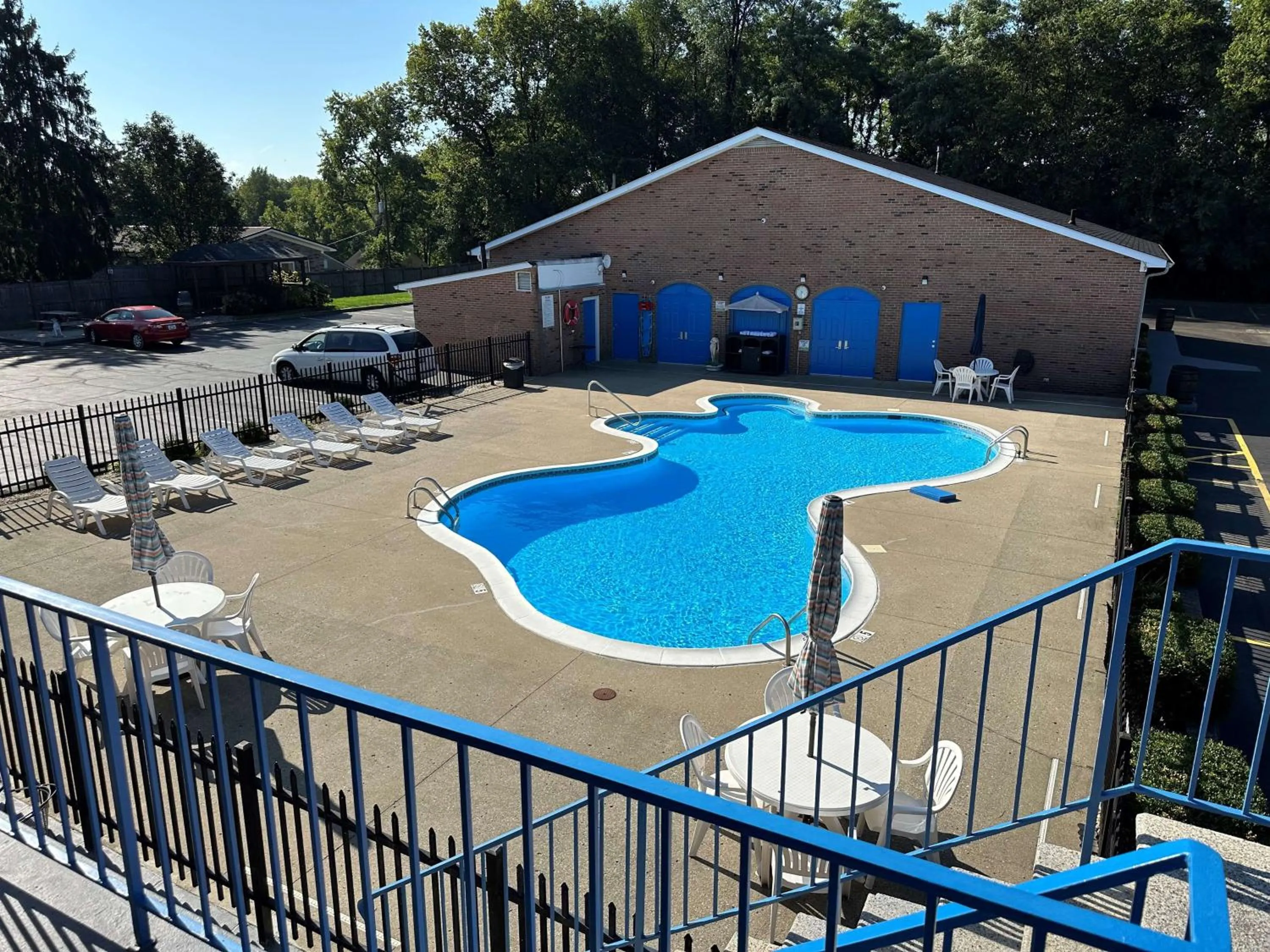 Pool view in SureStay Hotel by Best Western Bardstown General Nelson