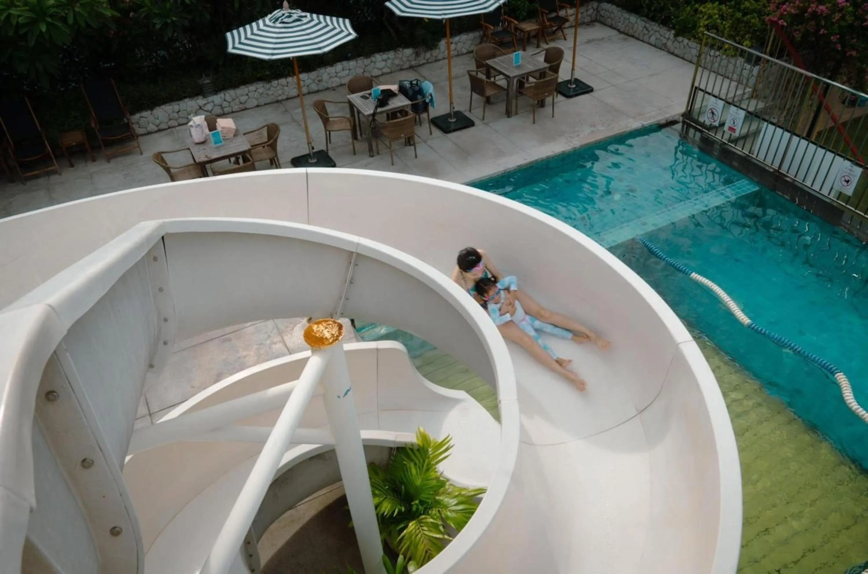 Swimming pool in Balcony Courtyard Sriracha Hotel & Serviced Apartments