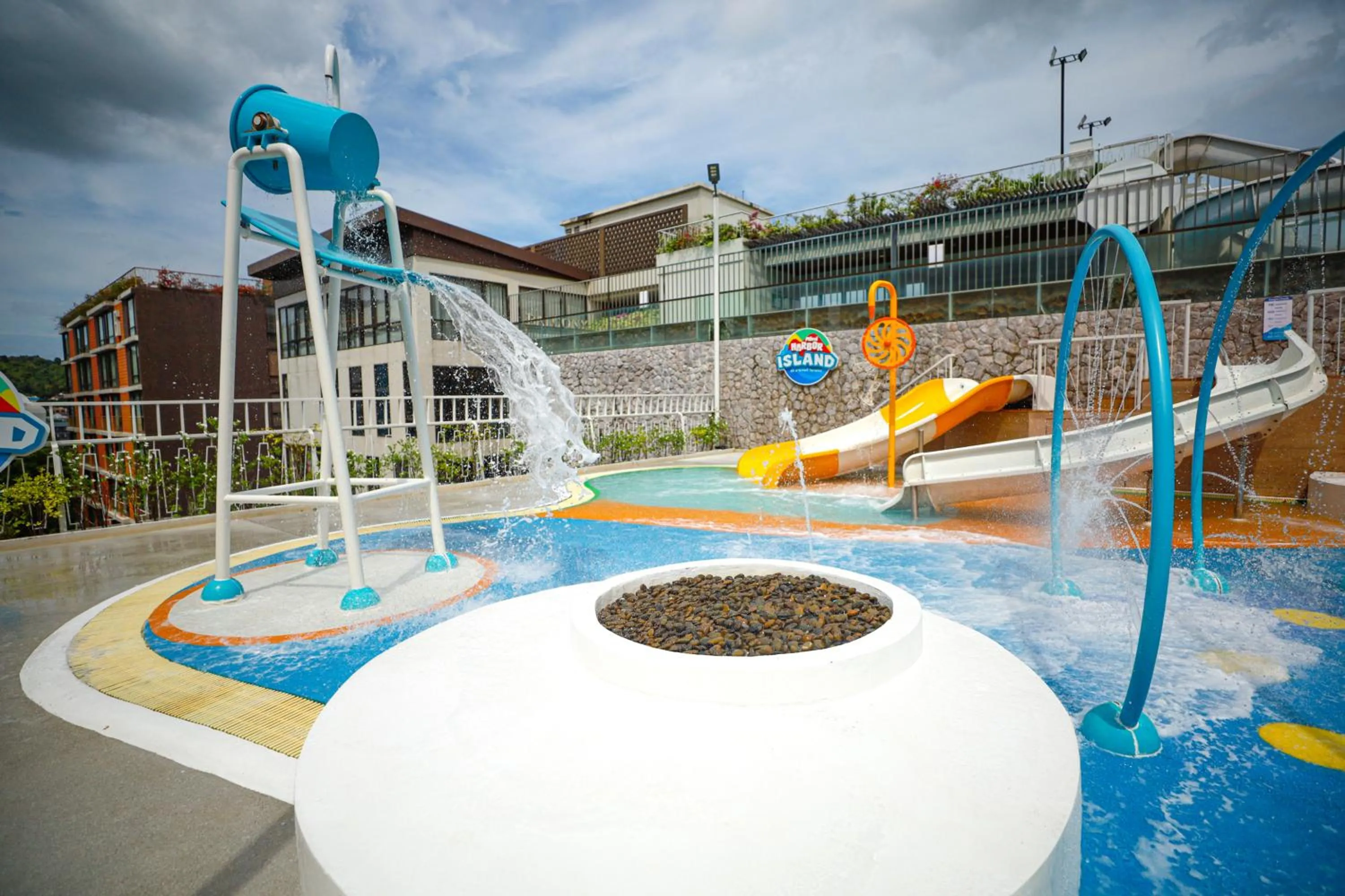 Swimming pool in Balcony Courtyard Sriracha Hotel & Serviced Apartments