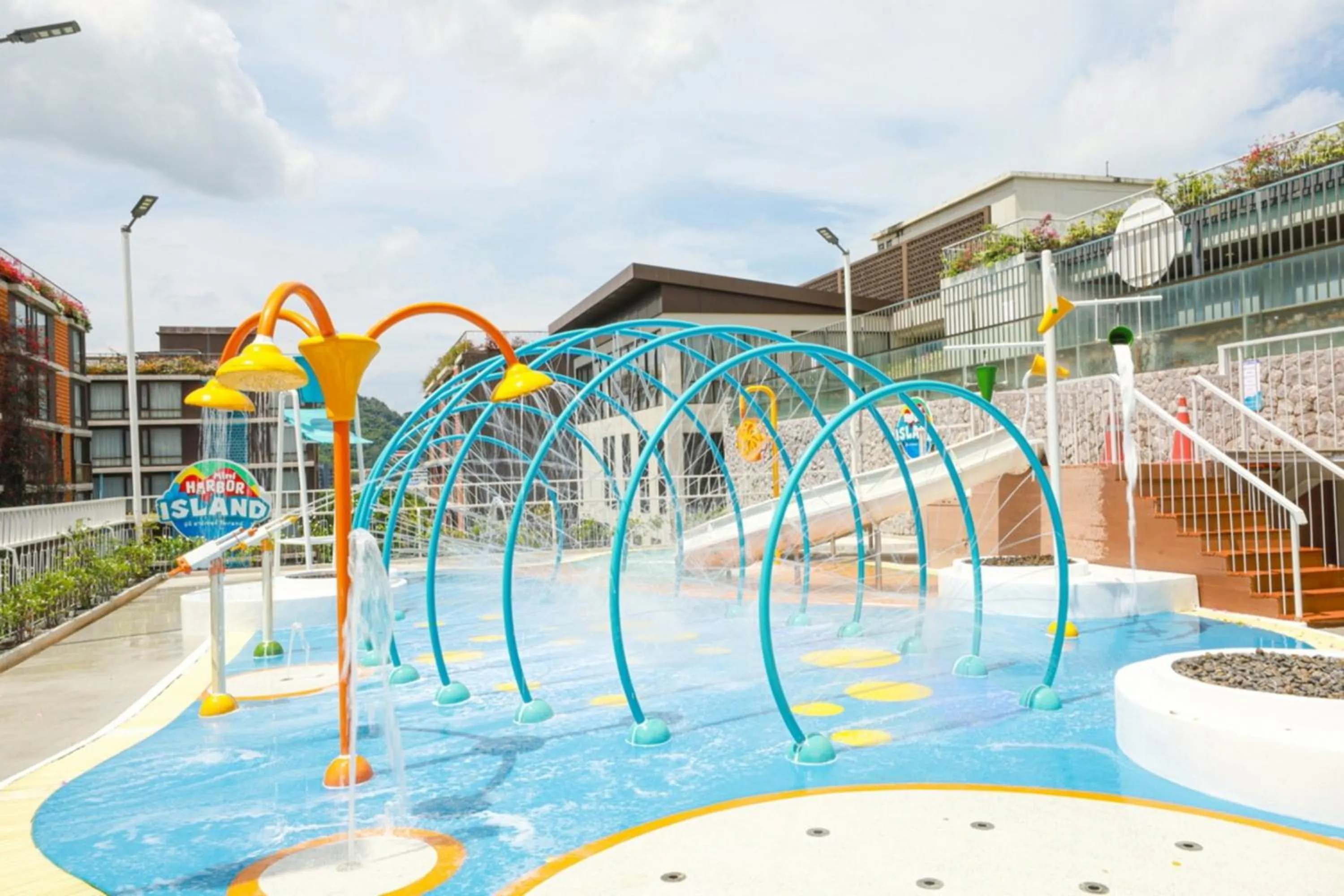 Swimming pool in Balcony Courtyard Sriracha Hotel & Serviced Apartments