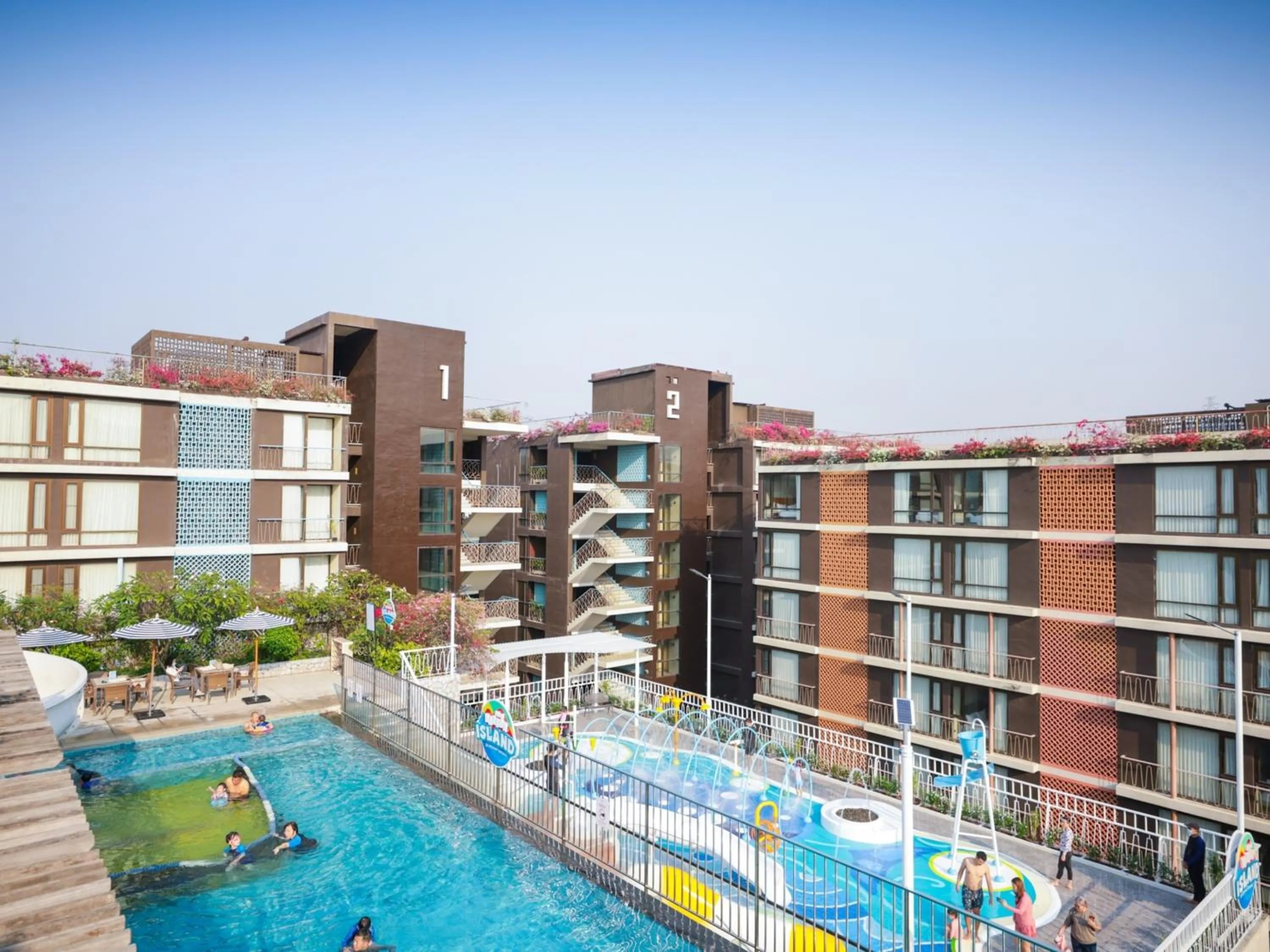 Property building in Balcony Courtyard Sriracha Hotel & Serviced Apartments