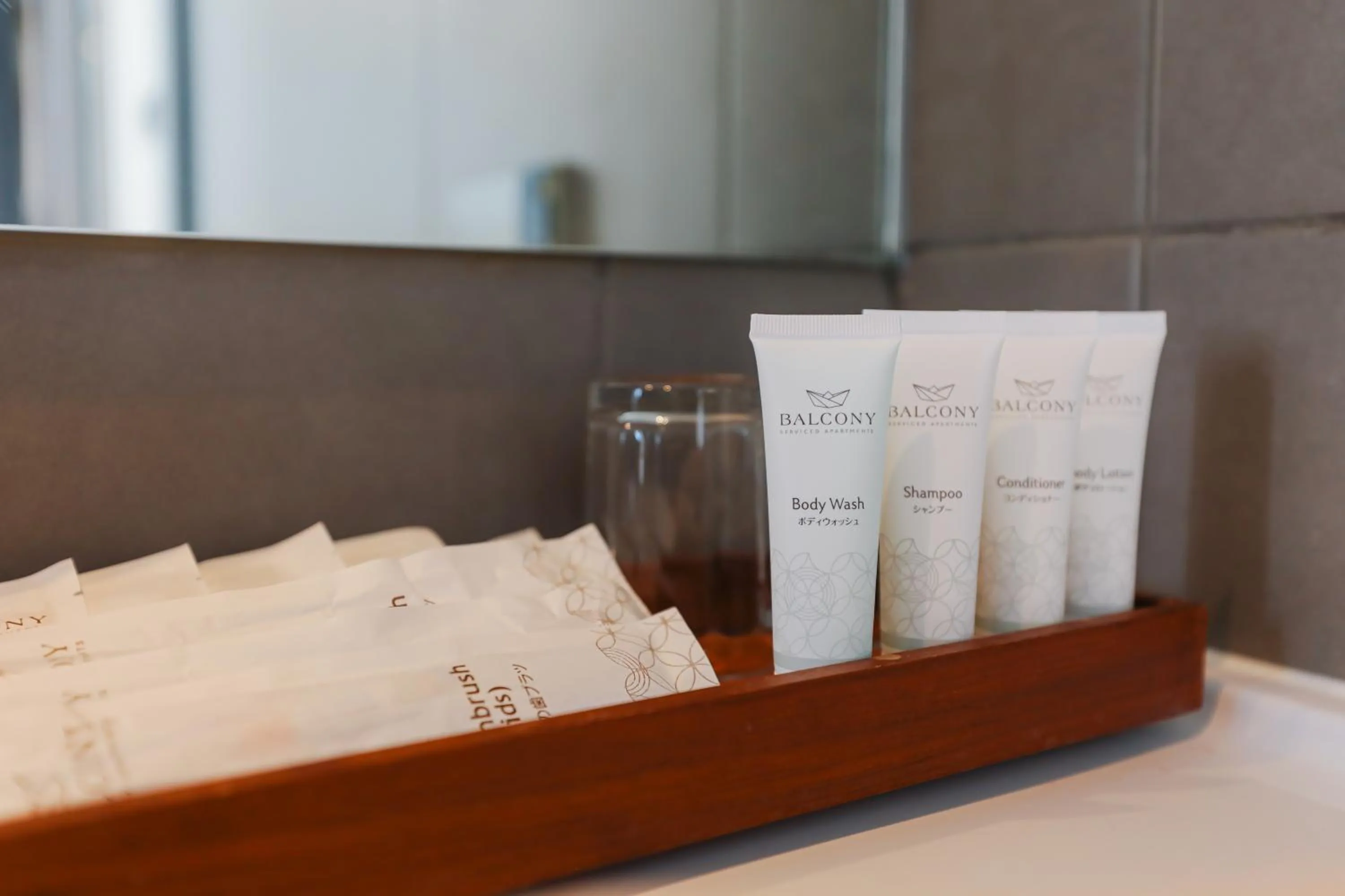 Text overlay in Balcony Courtyard Sriracha Hotel & Serviced Apartments