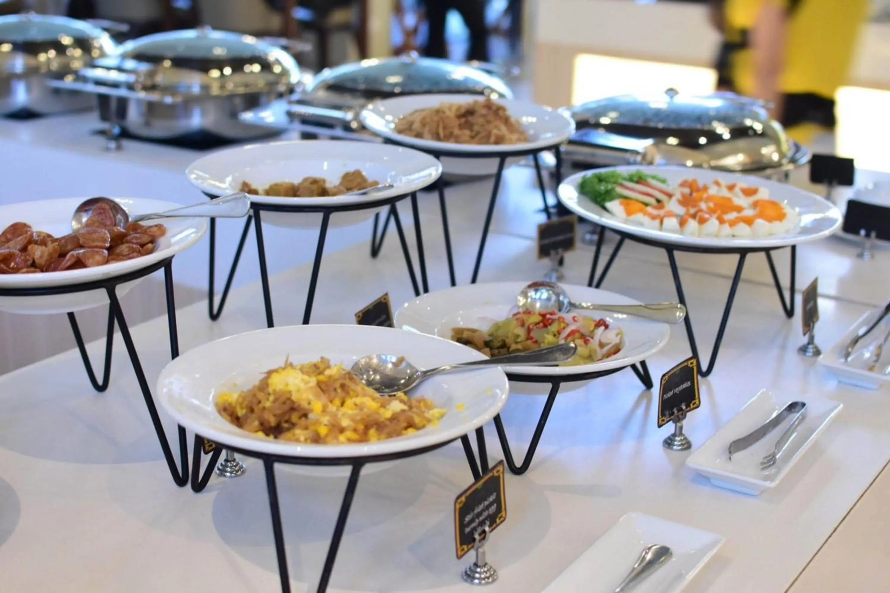 Food in Balcony Courtyard Sriracha Hotel & Serviced Apartments