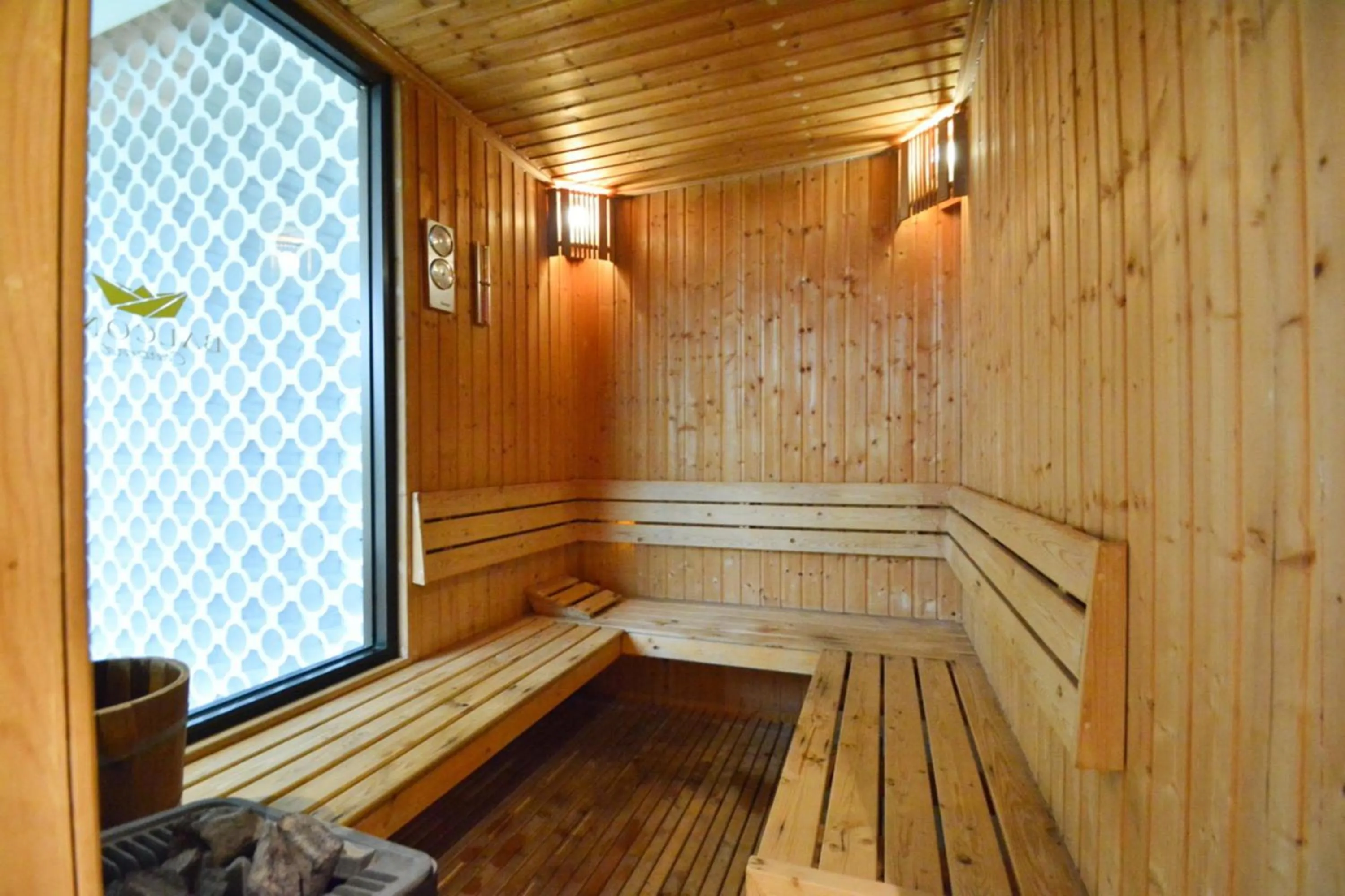 Steam room in Balcony Courtyard Sriracha Hotel & Serviced Apartments