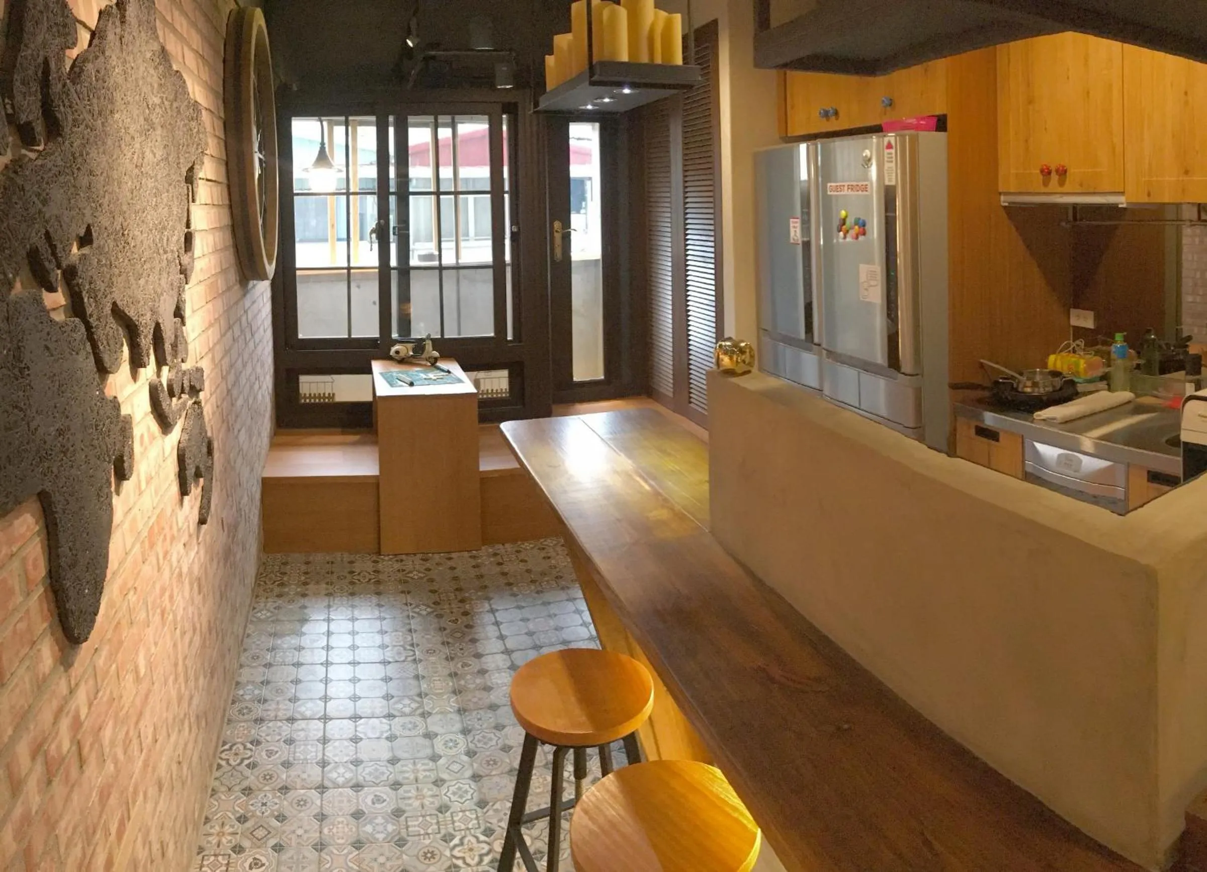 Communal kitchen in Formosa 101