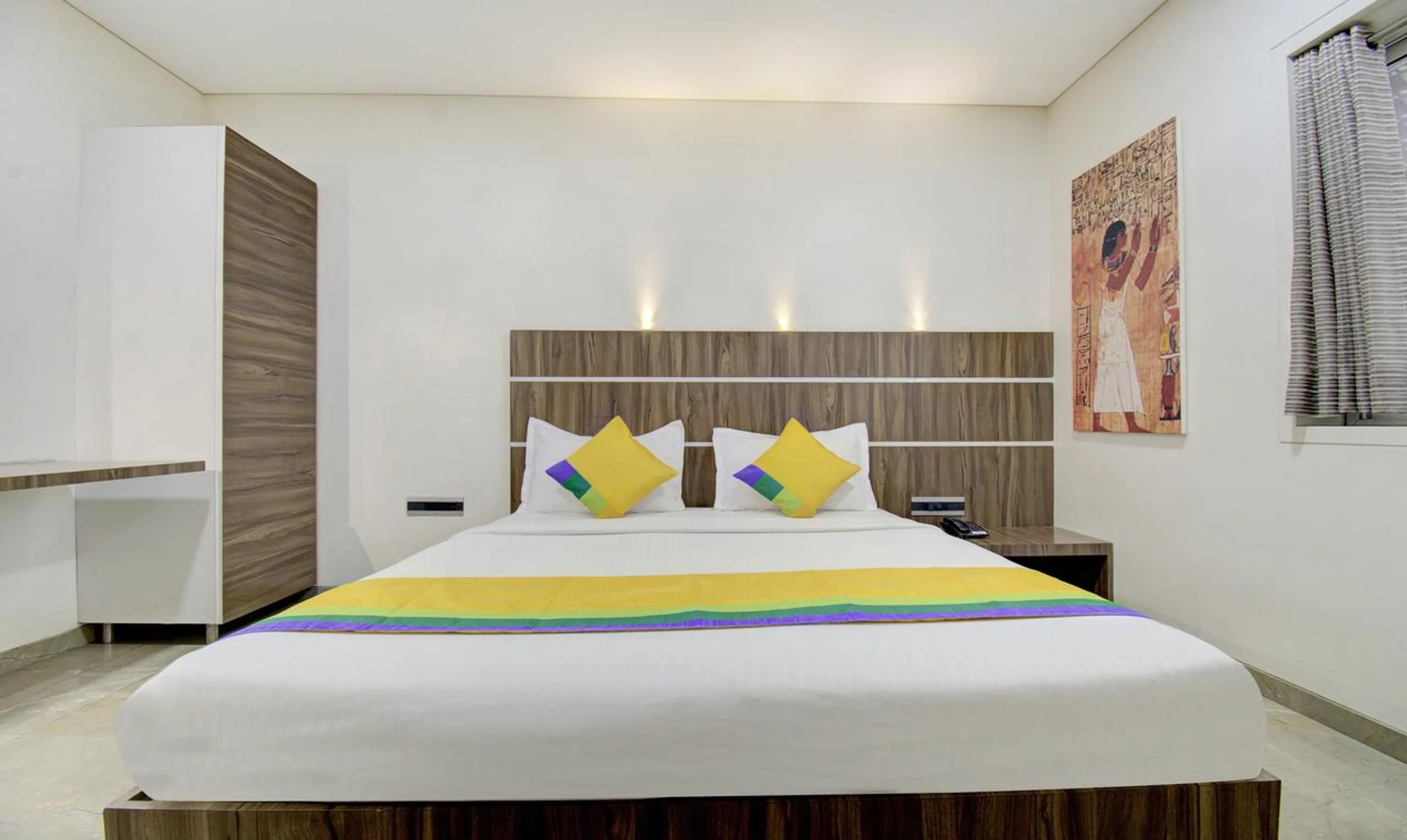 Bedroom, Bed in Treebo Lalaji's Executive