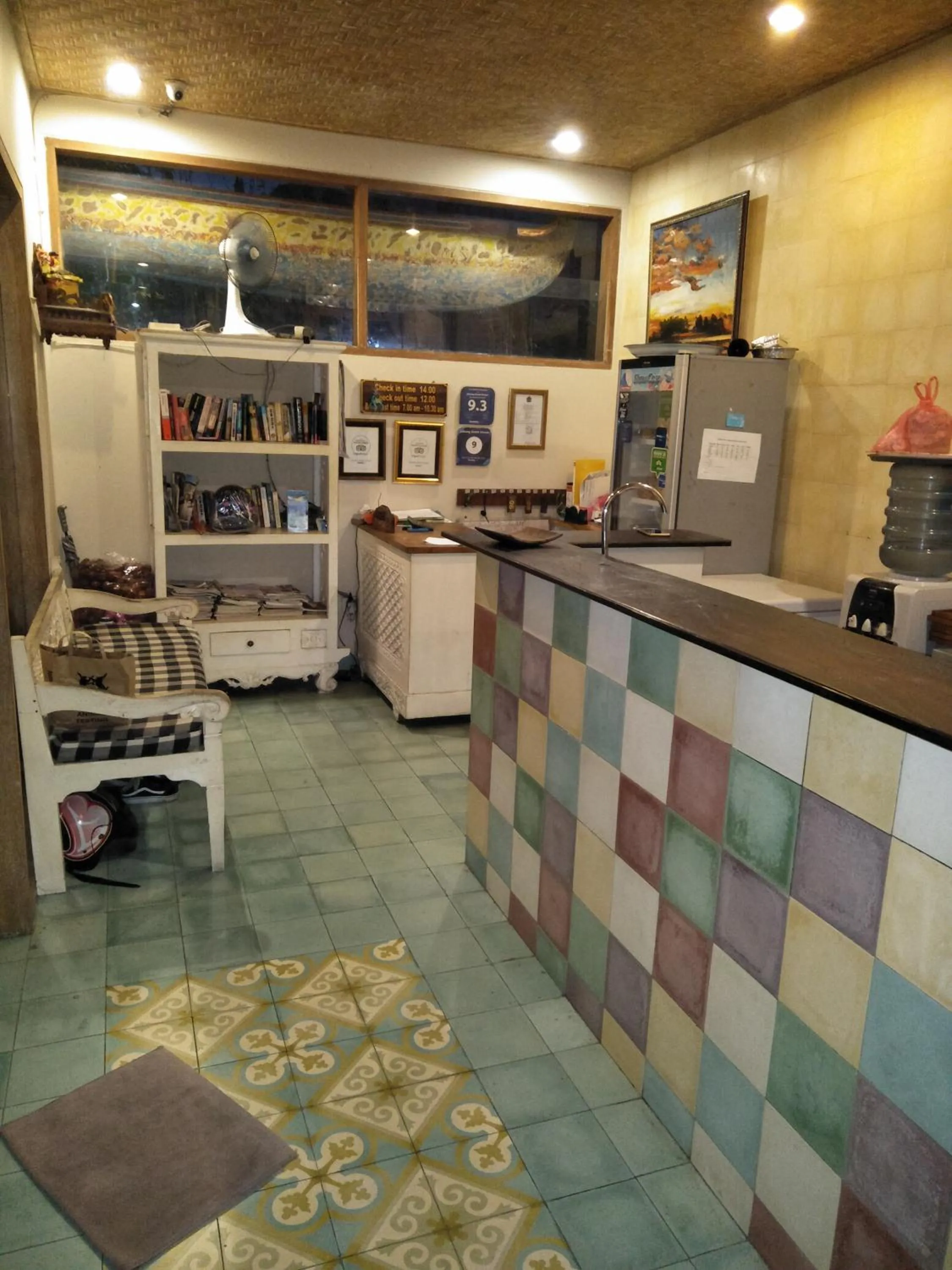 Lobby or reception in Jukung Guest House