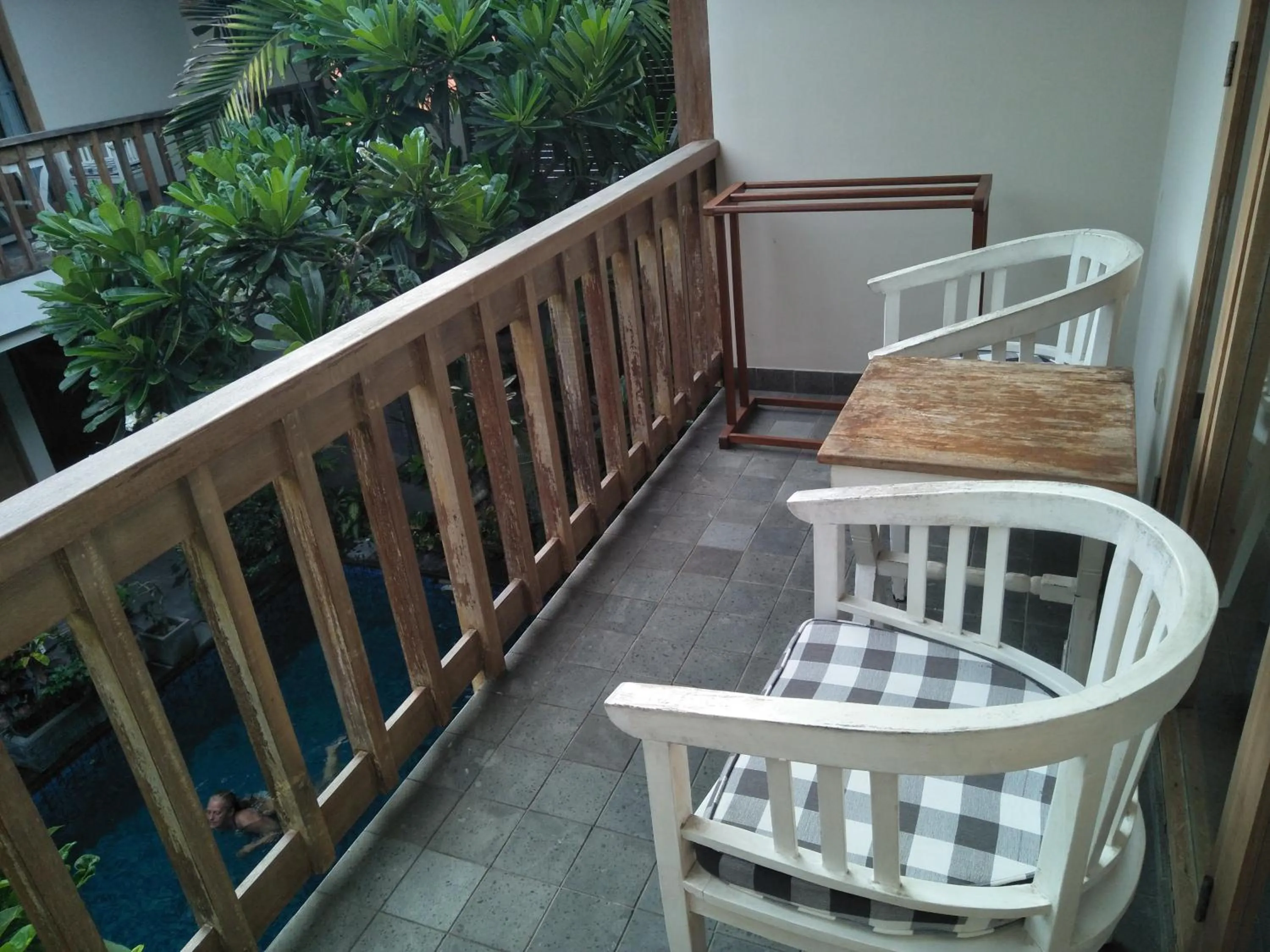 Balcony/Terrace in Jukung Guest House
