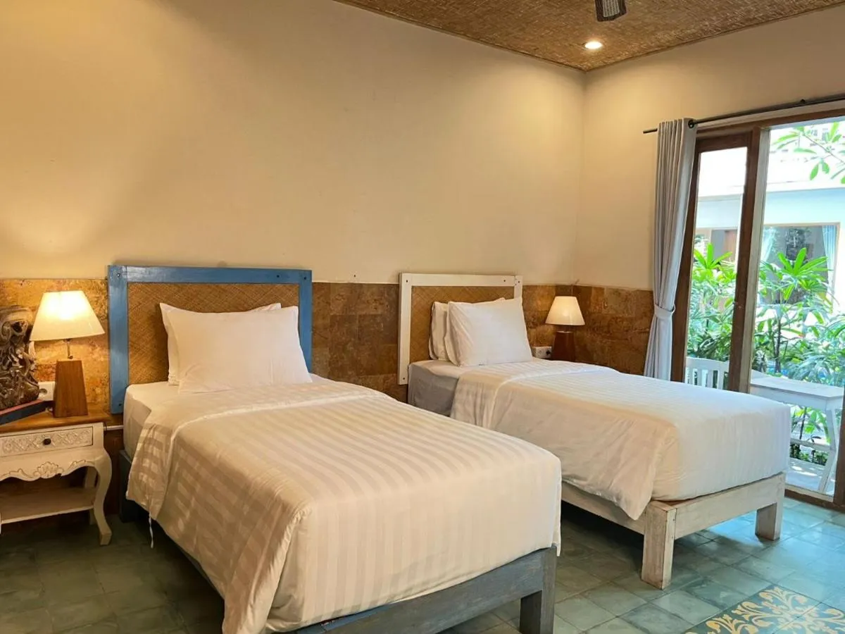 Bed in Jukung Guest House