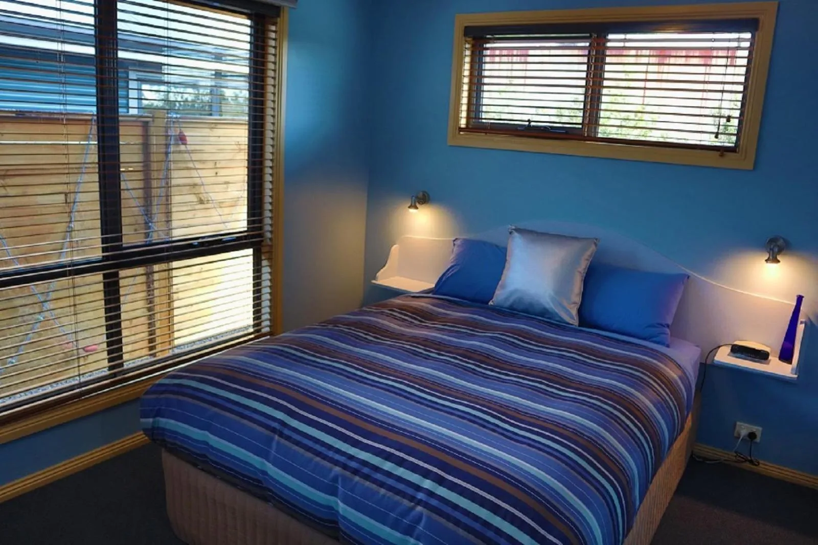 Bed in Strahan Bungalows