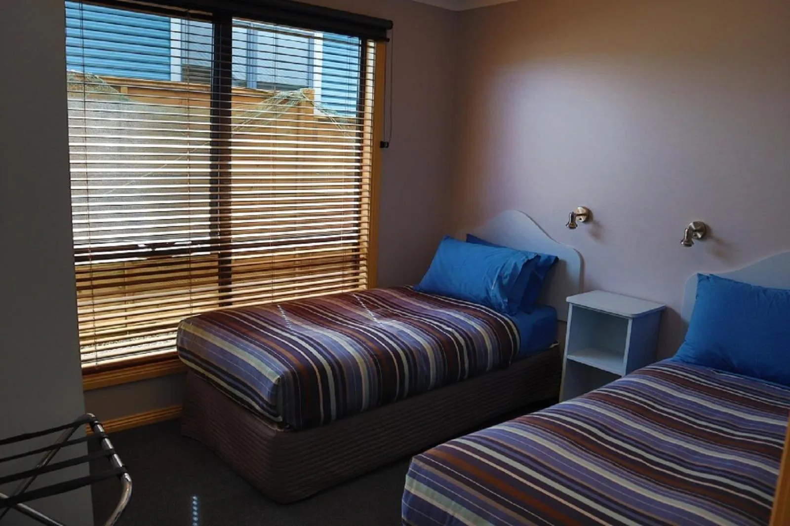 Bed in Strahan Bungalows