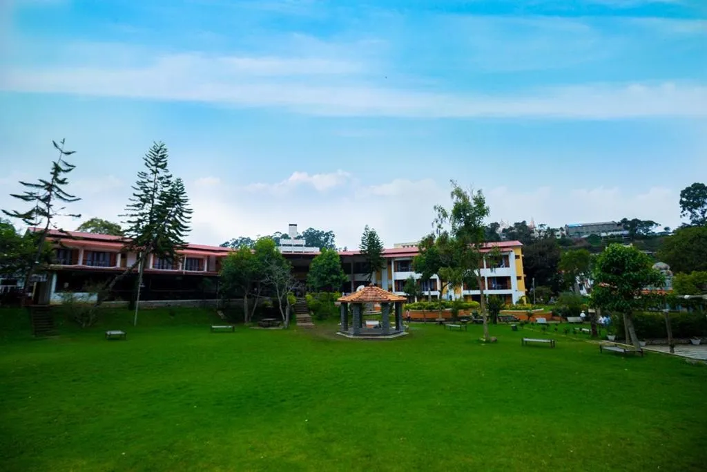 Garden view in Hotel Kodai International