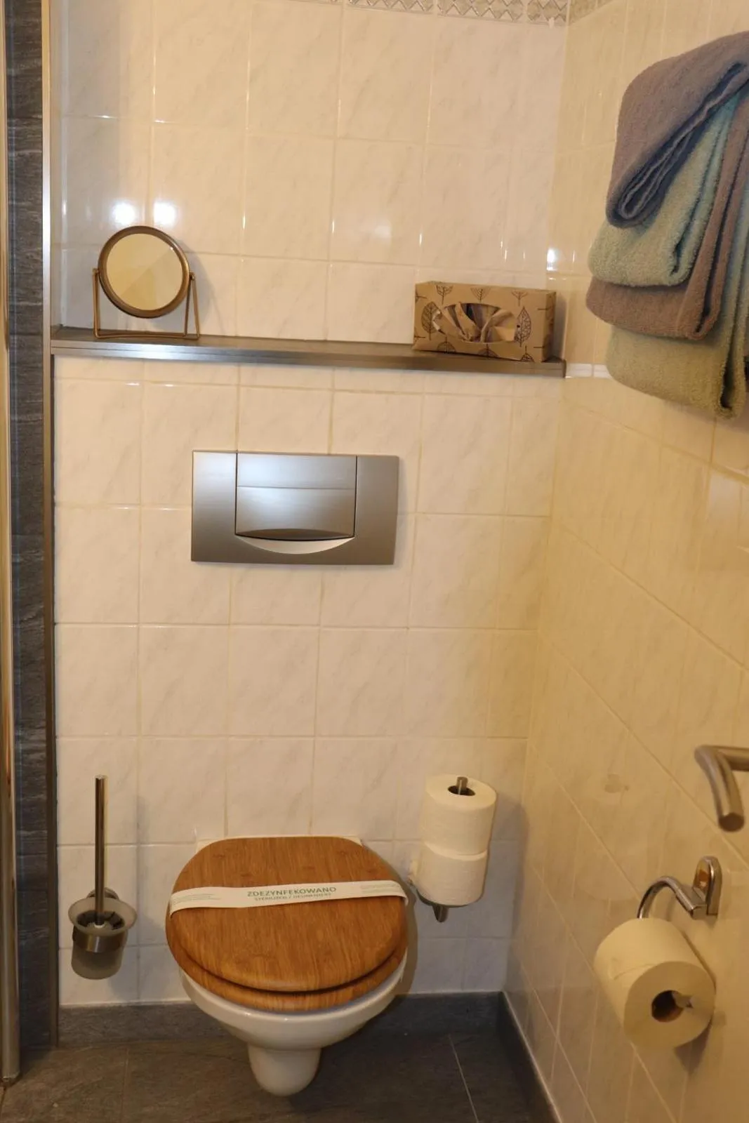 Toilet in Pension und Apartment Landhaus Fricke