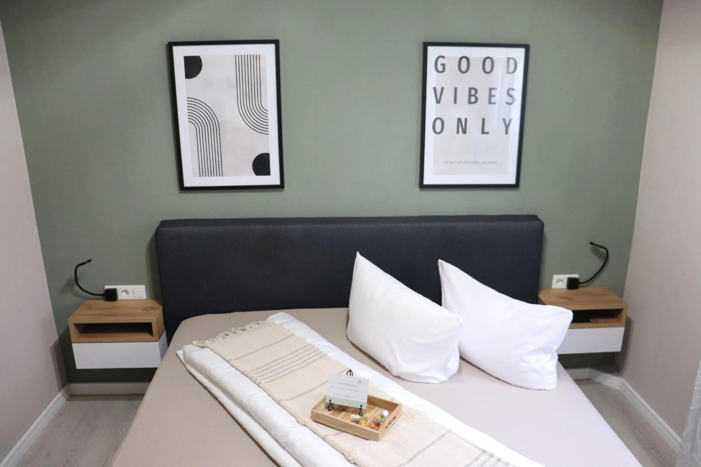 Bed in Pension und Apartment Landhaus Fricke