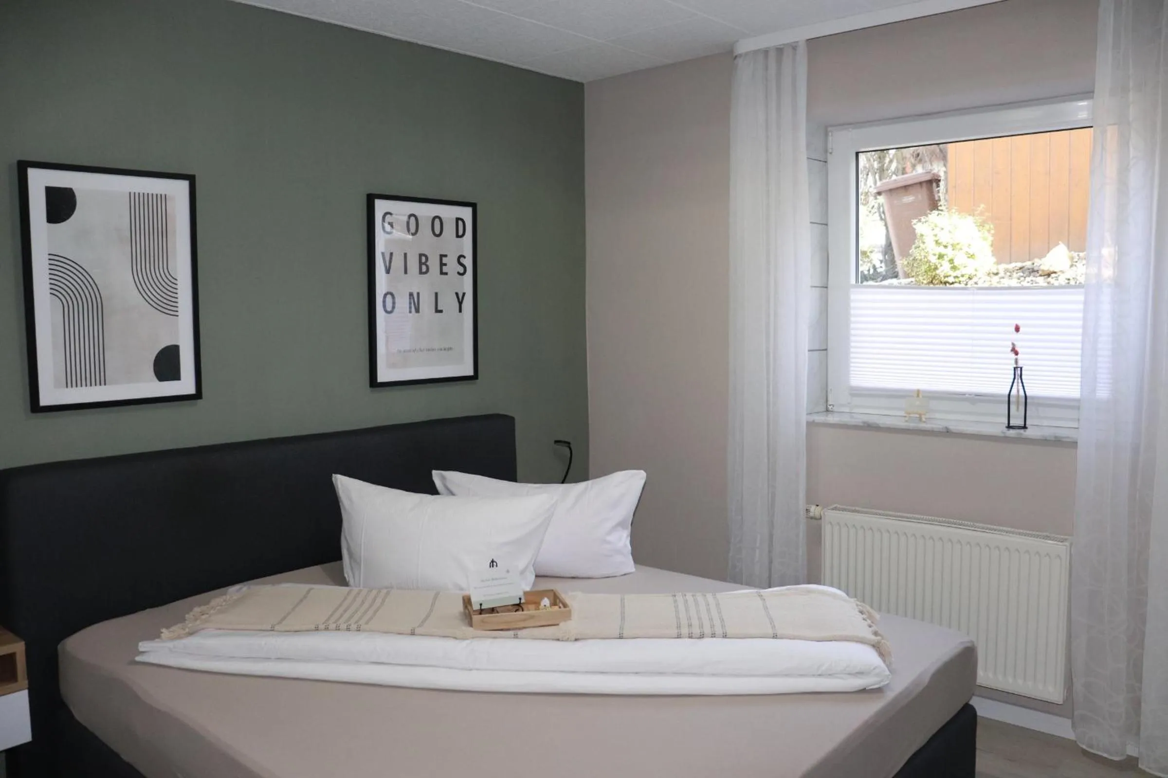 Bed in Pension und Apartment Landhaus Fricke