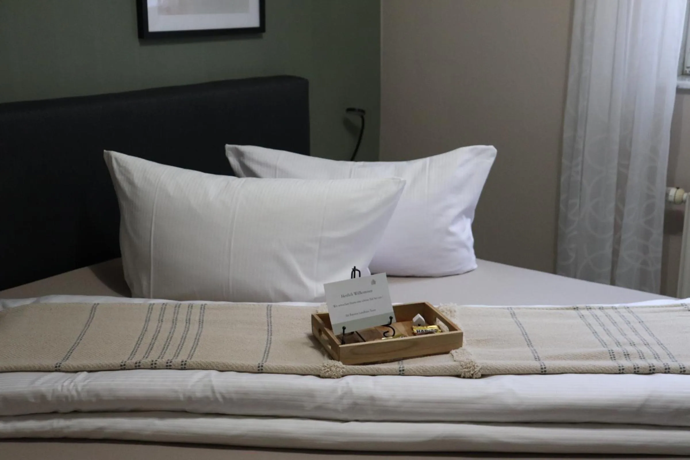 Bed in Pension und Apartment Landhaus Fricke