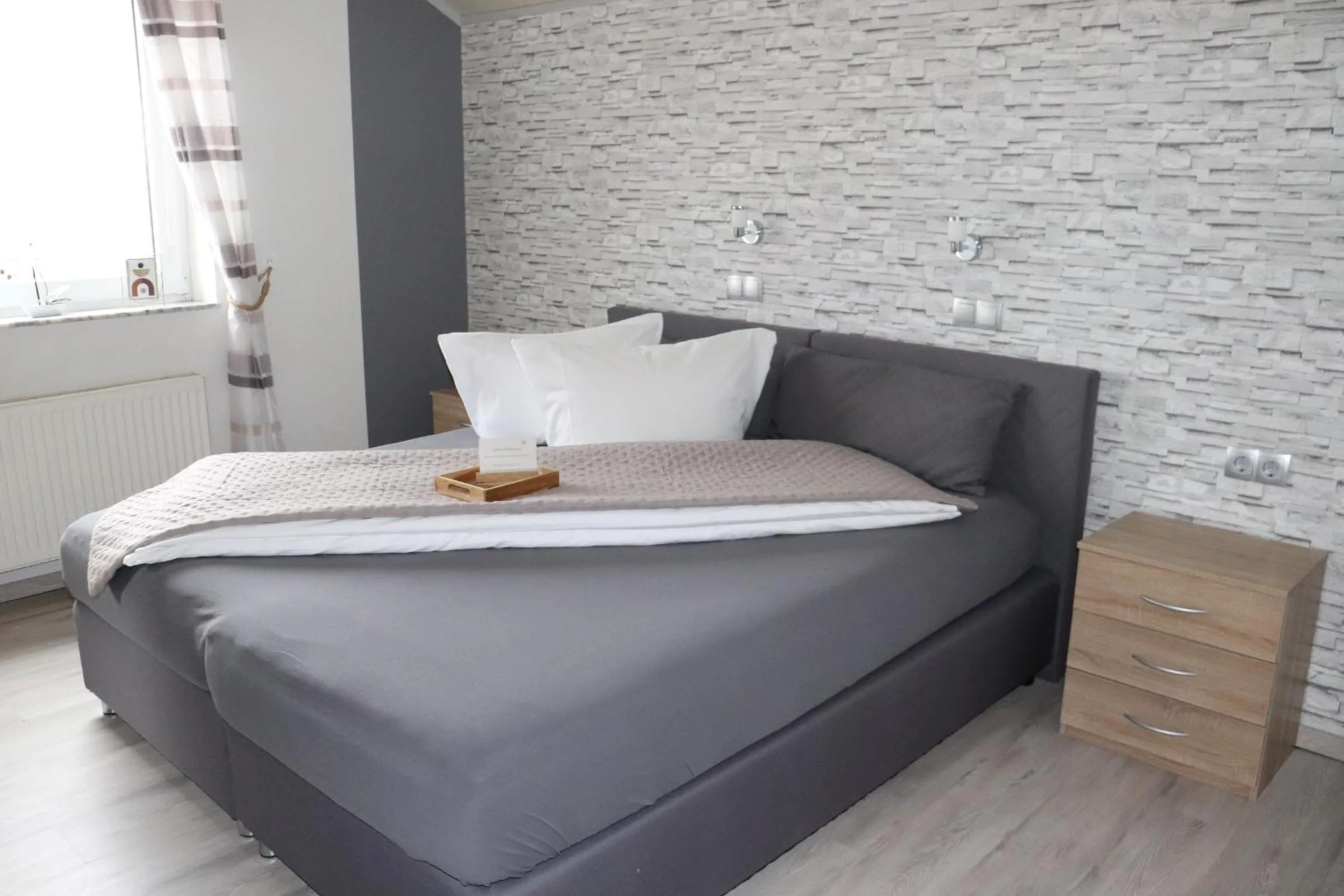 Bed in Pension und Apartment Landhaus Fricke