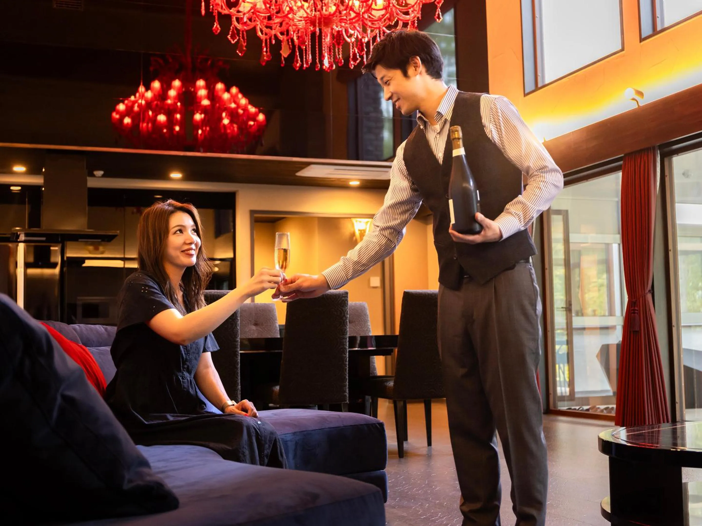 People in Tokachi Nakasatsunai Glamping Resort Feriendorf