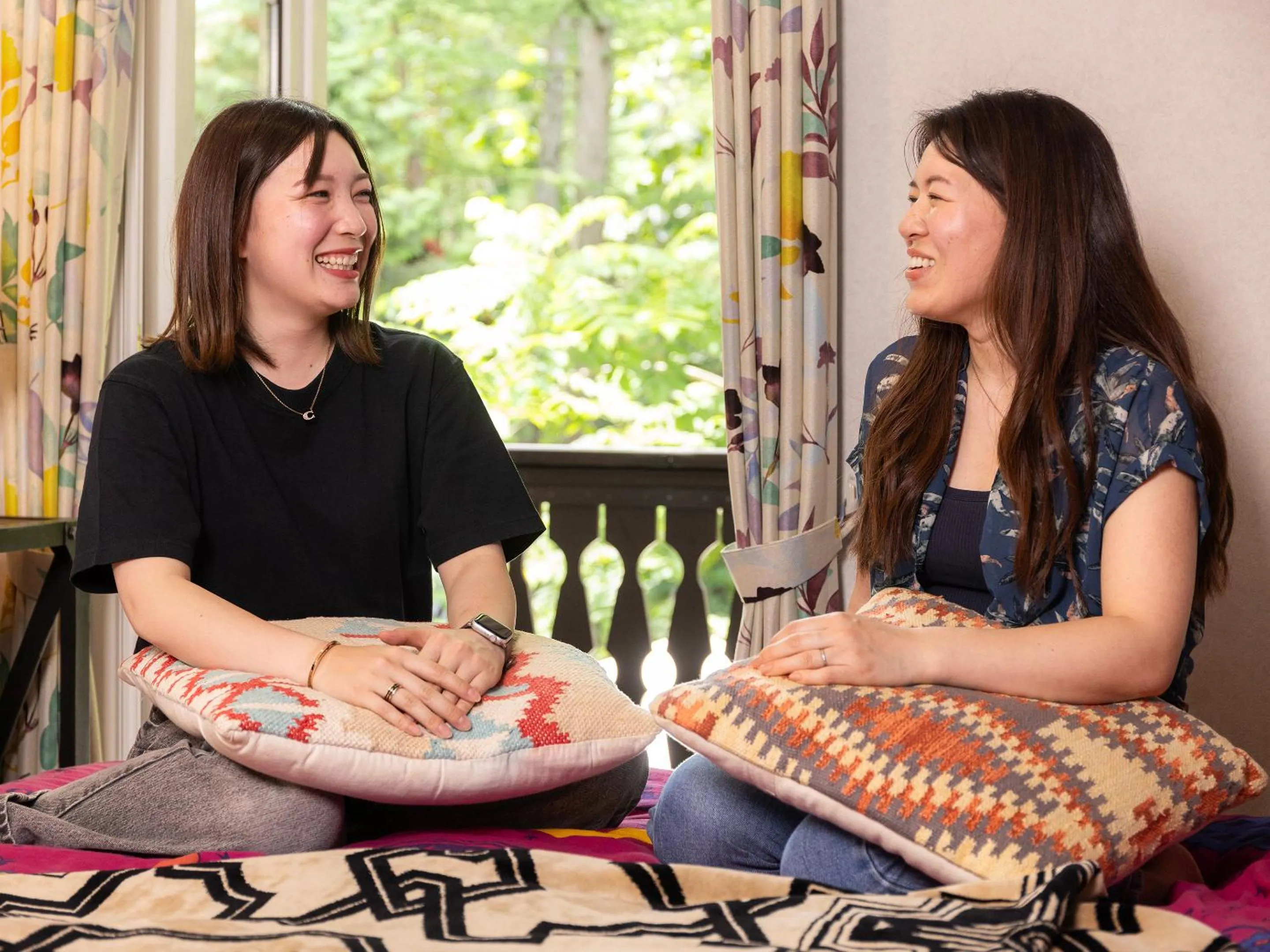Bed in Tokachi Nakasatsunai Glamping Resort Feriendorf