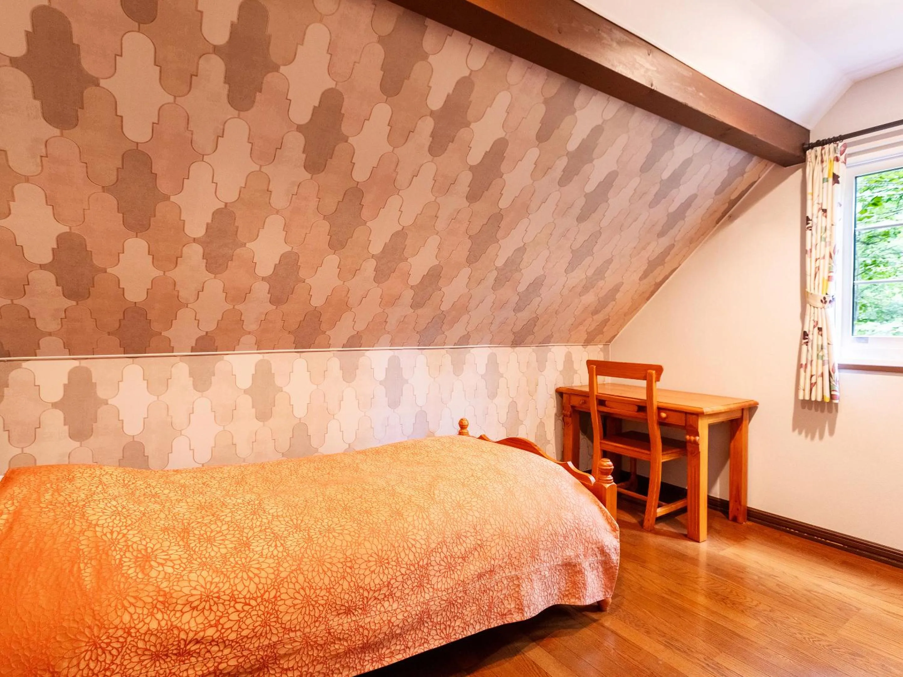 Bed in Tokachi Nakasatsunai Glamping Resort Feriendorf