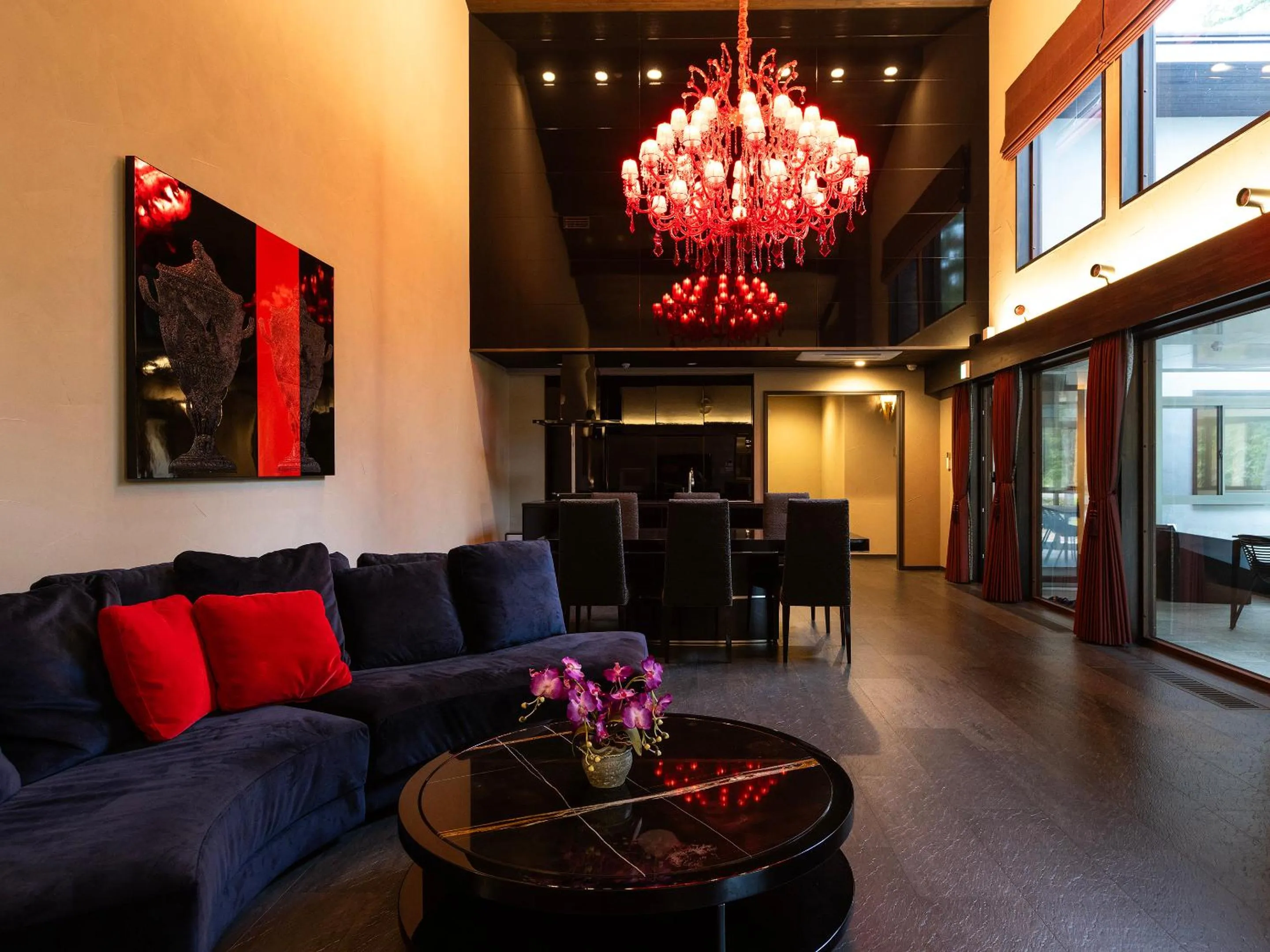 Living room in Tokachi Nakasatsunai Glamping Resort Feriendorf