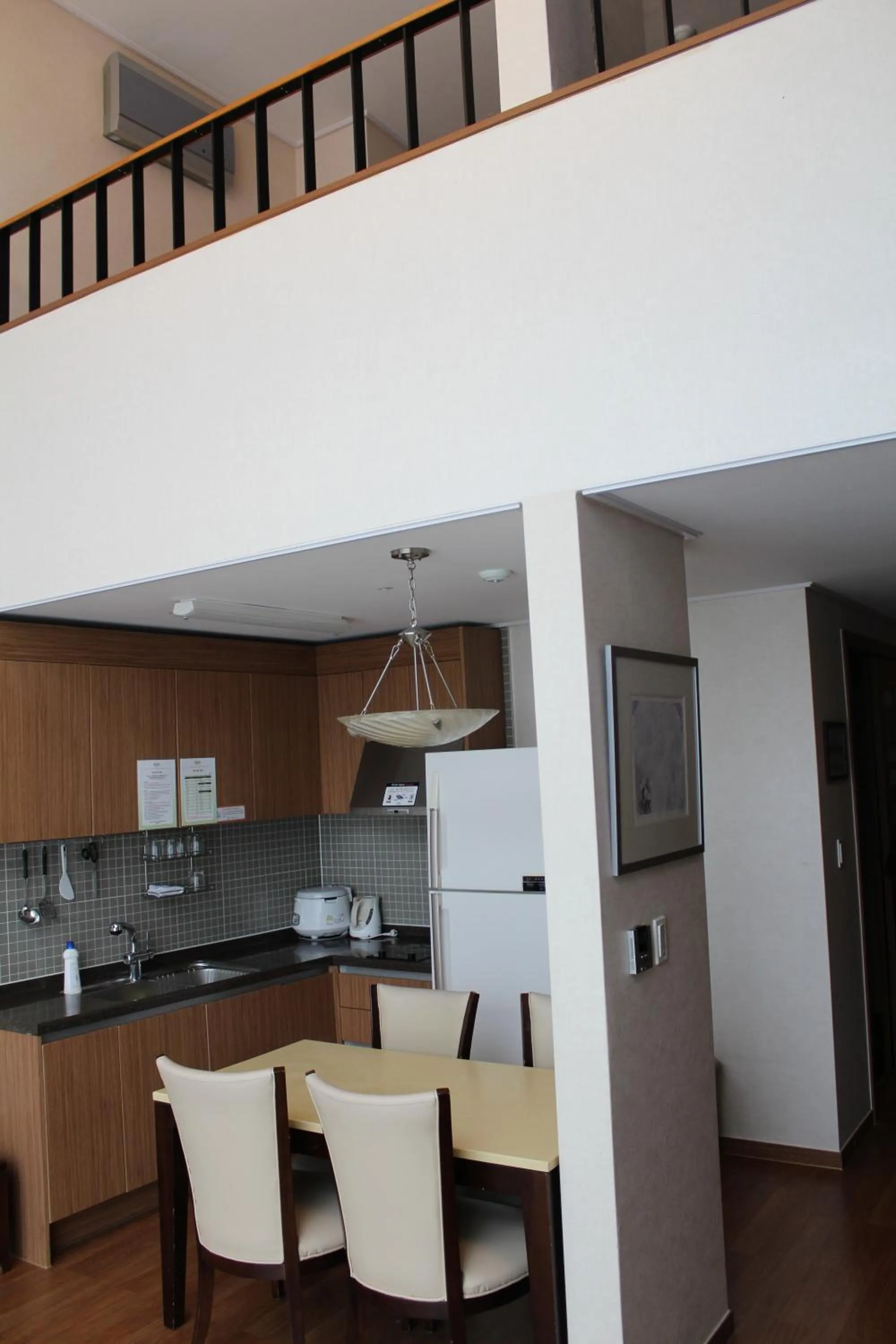 Kitchen or kitchenette in Jeongseon Mayhills Resort