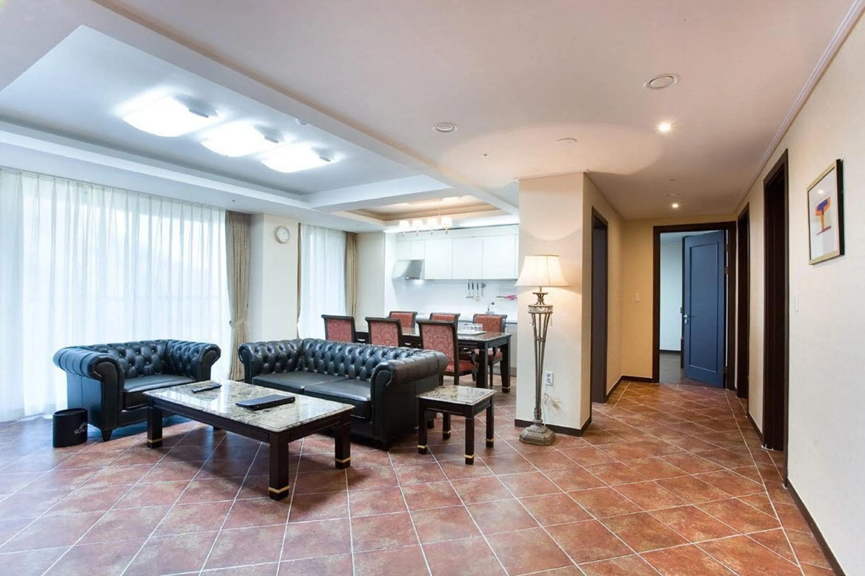 Kitchen or kitchenette in Jeongseon Mayhills Resort