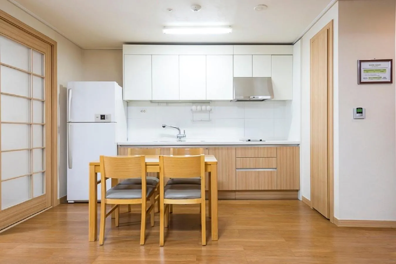 Kitchen or kitchenette in Jeongseon Mayhills Resort