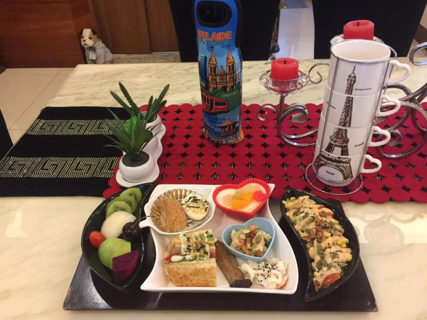 American breakfast in White Palace B&B