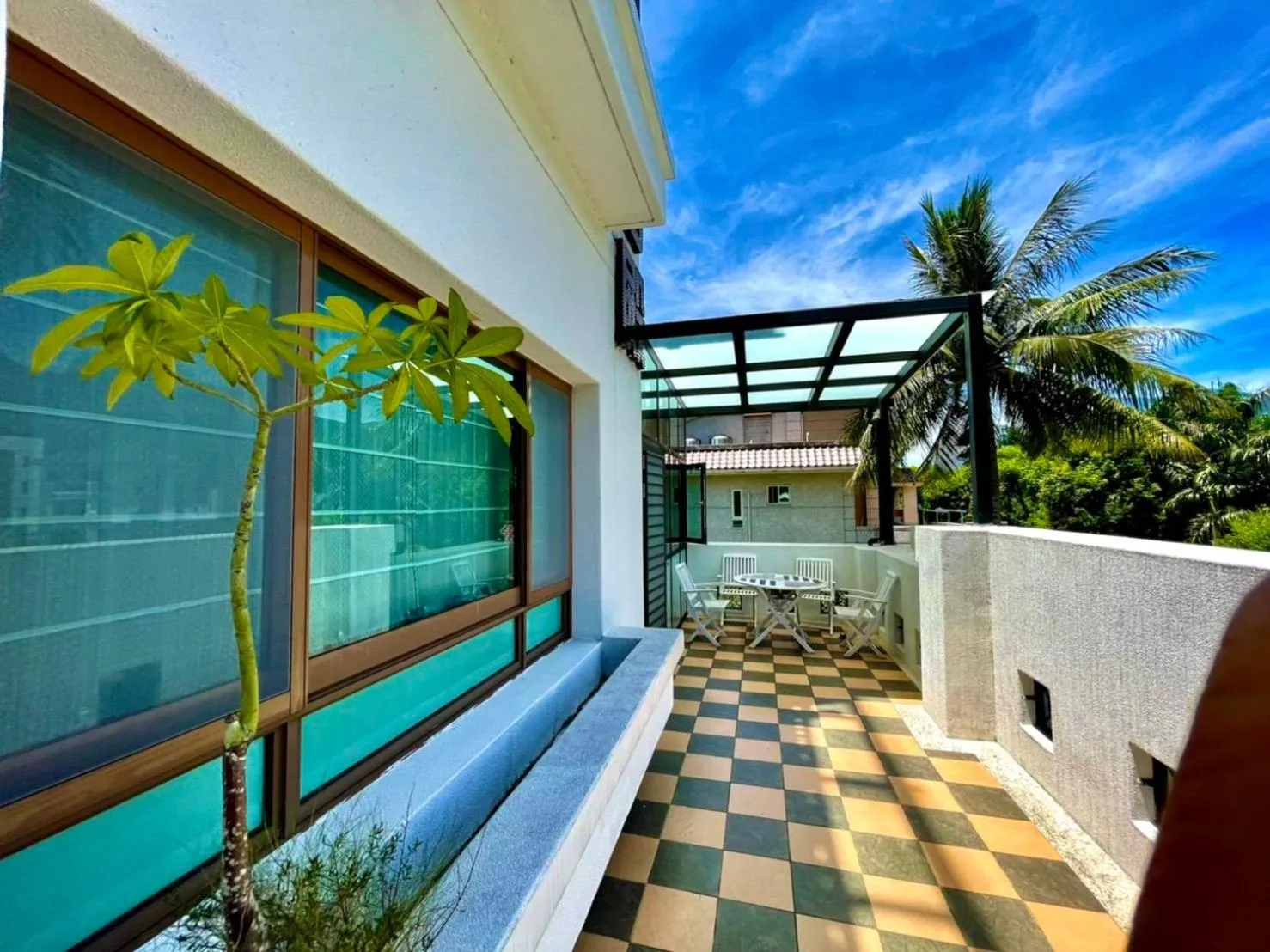 Balcony/Terrace in White Palace B&B