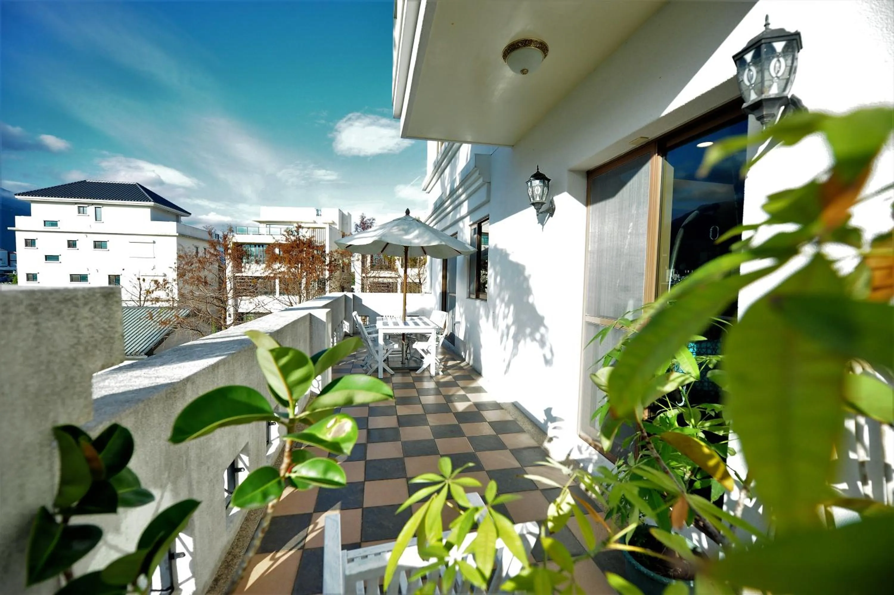 Balcony/Terrace in White Palace B&B