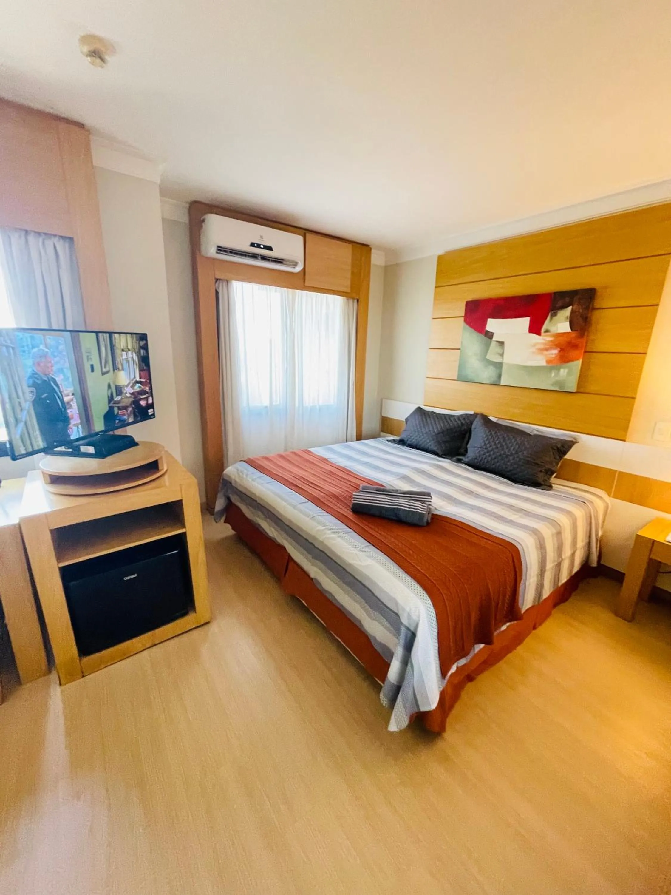 Bed in Flat de Luxo Aeroporto Congonhas - Hotel