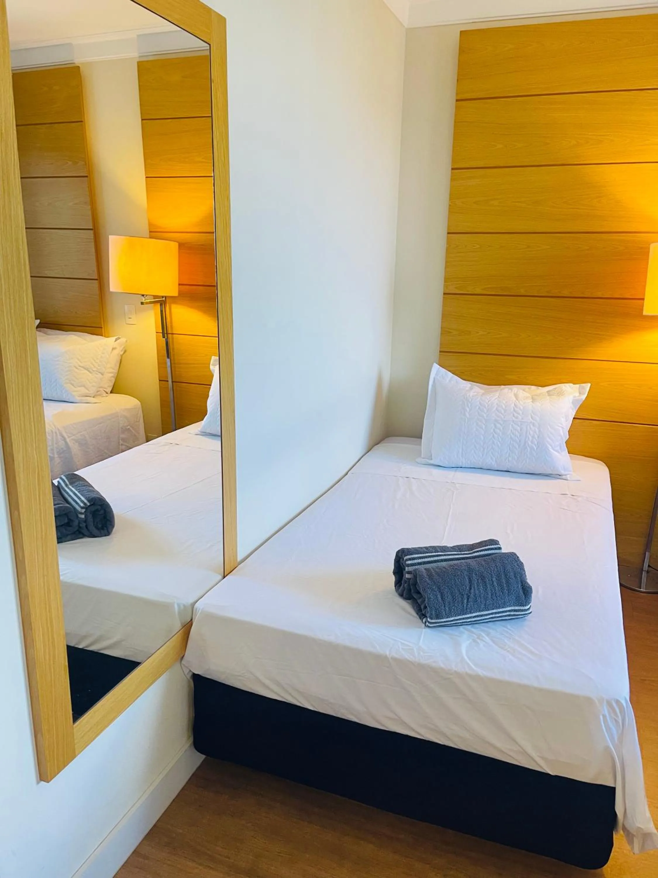 Bed in Flat de Luxo Aeroporto Congonhas - Hotel