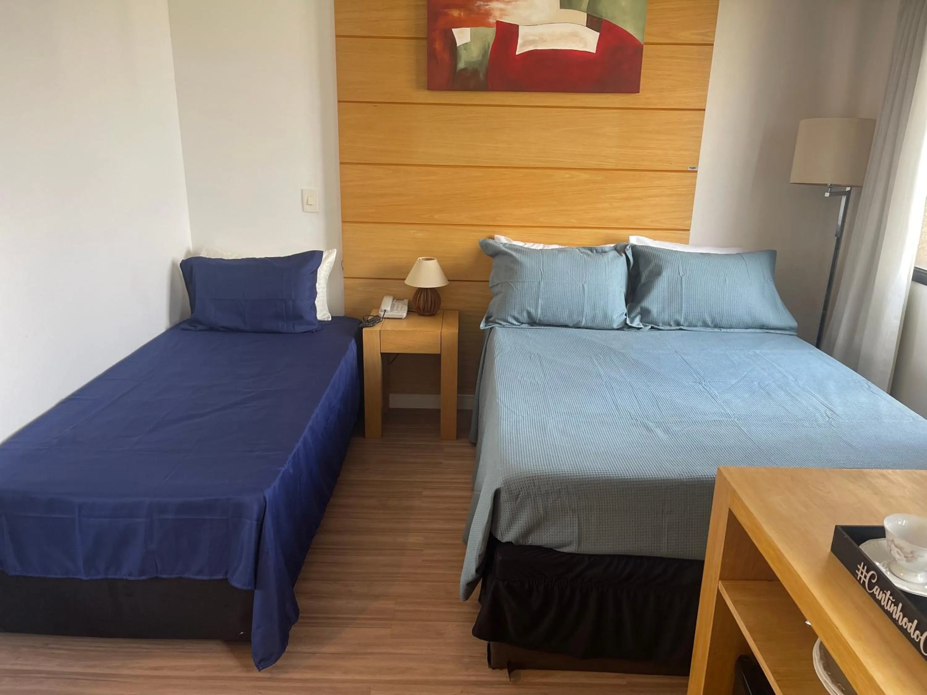 Bed in Flat de Luxo Aeroporto Congonhas - Hotel