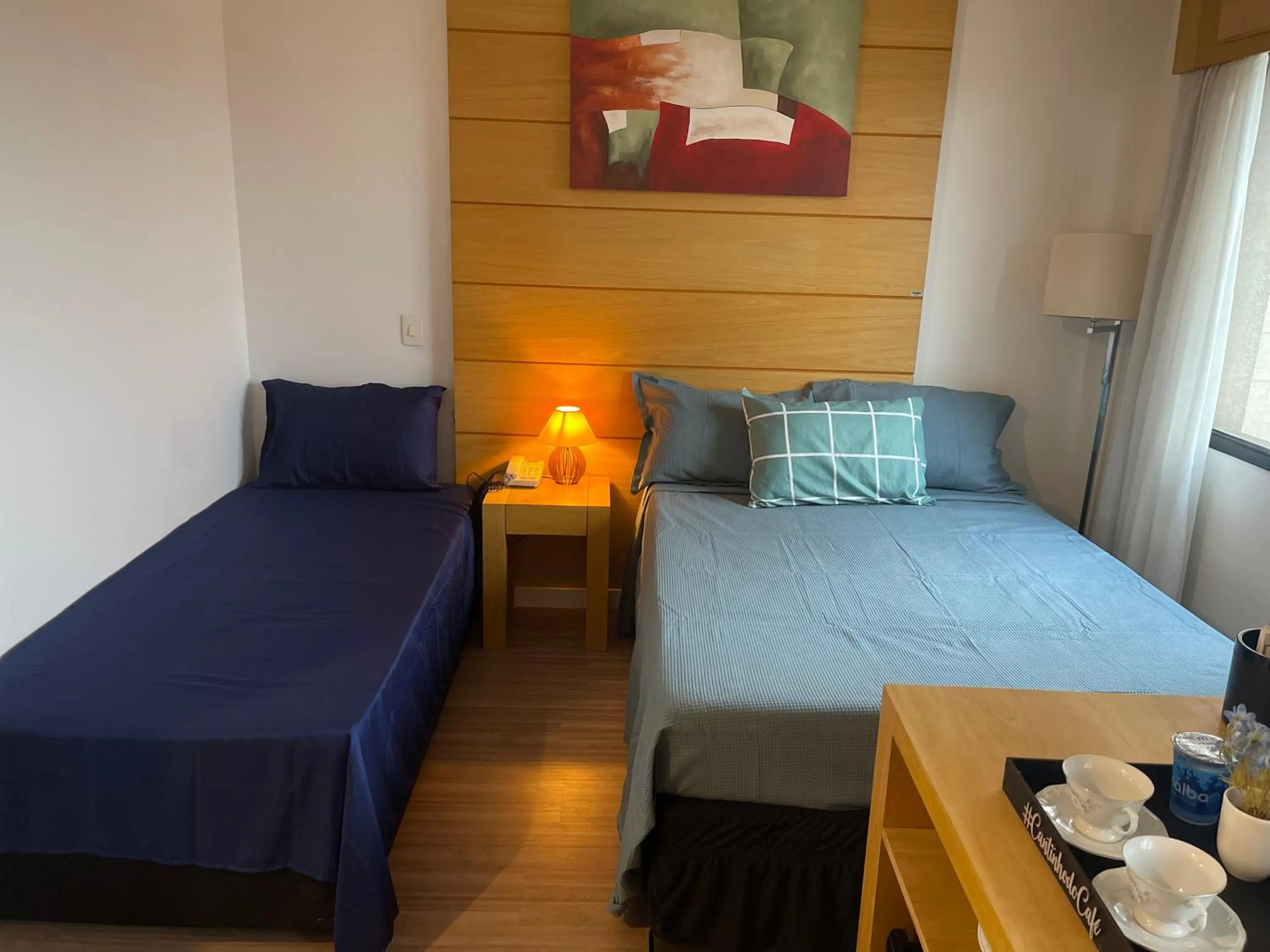 Bed in Flat de Luxo Aeroporto Congonhas - Hotel