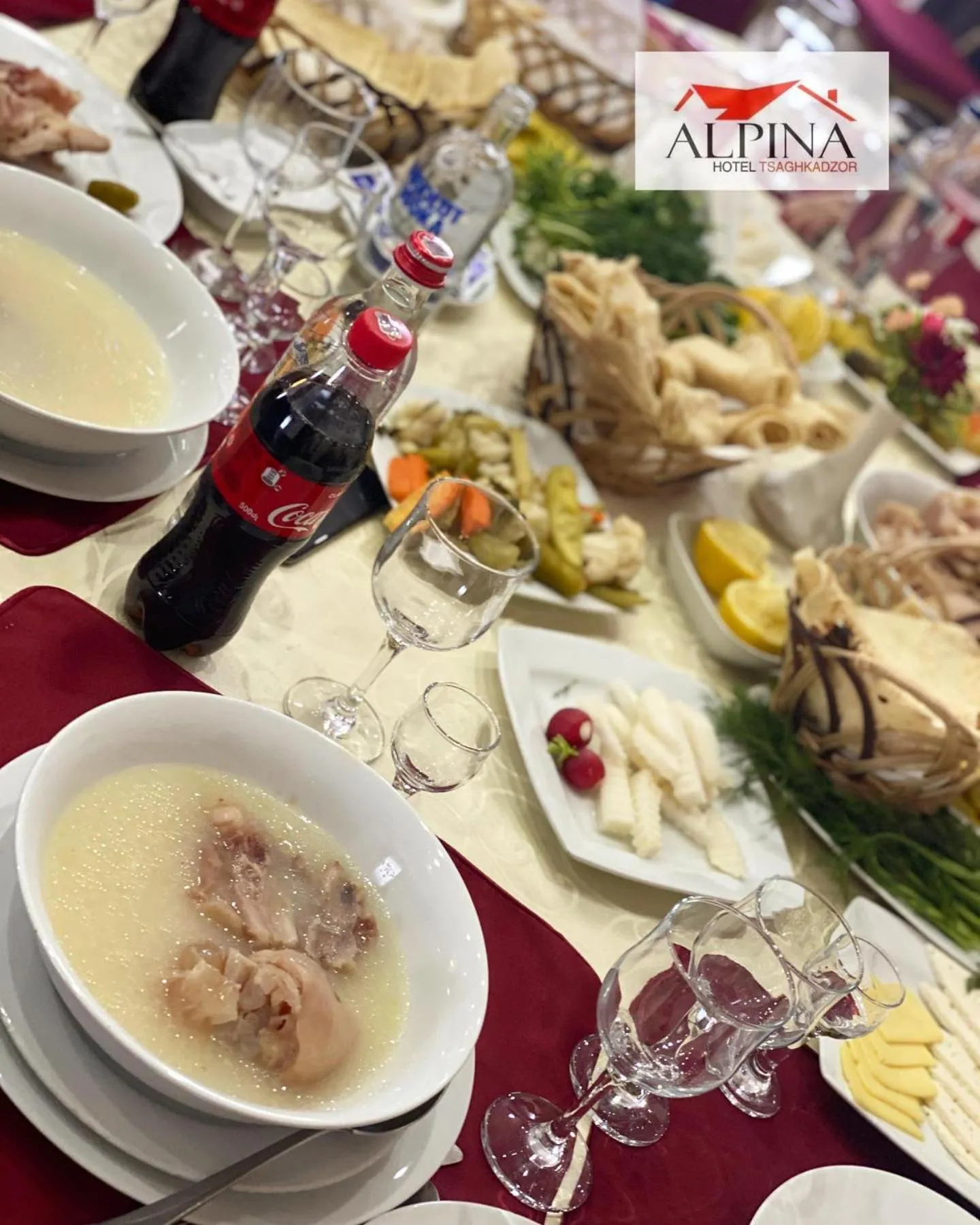 Food and drinks in Alpina Resort by Stellar Hotels, Tsaghkadzor