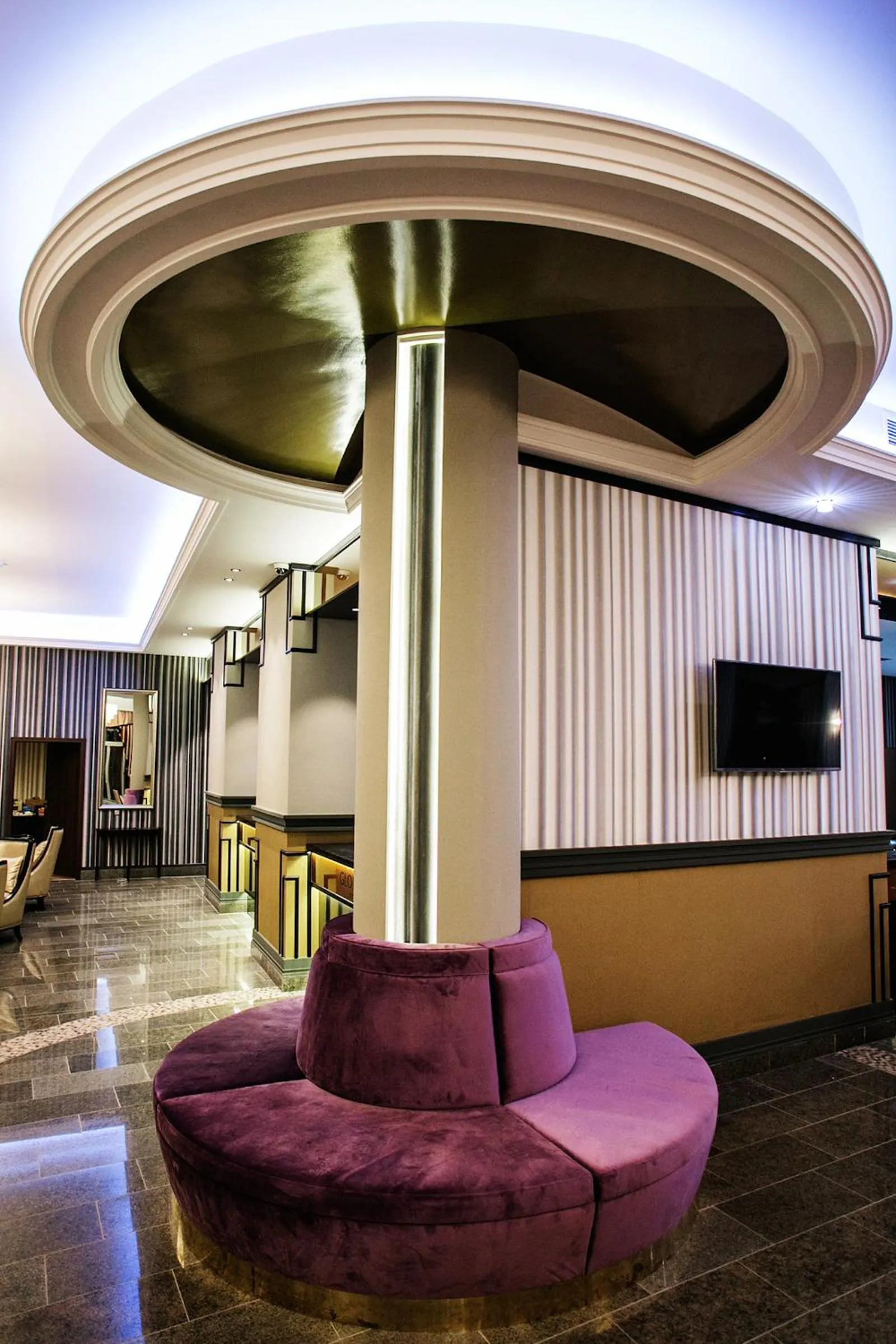 Lobby or reception in Grand Hotel Glorius Makó