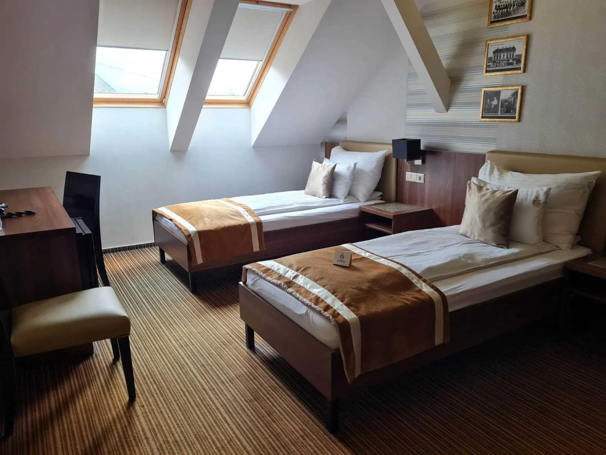 Bed in Grand Hotel Glorius Makó