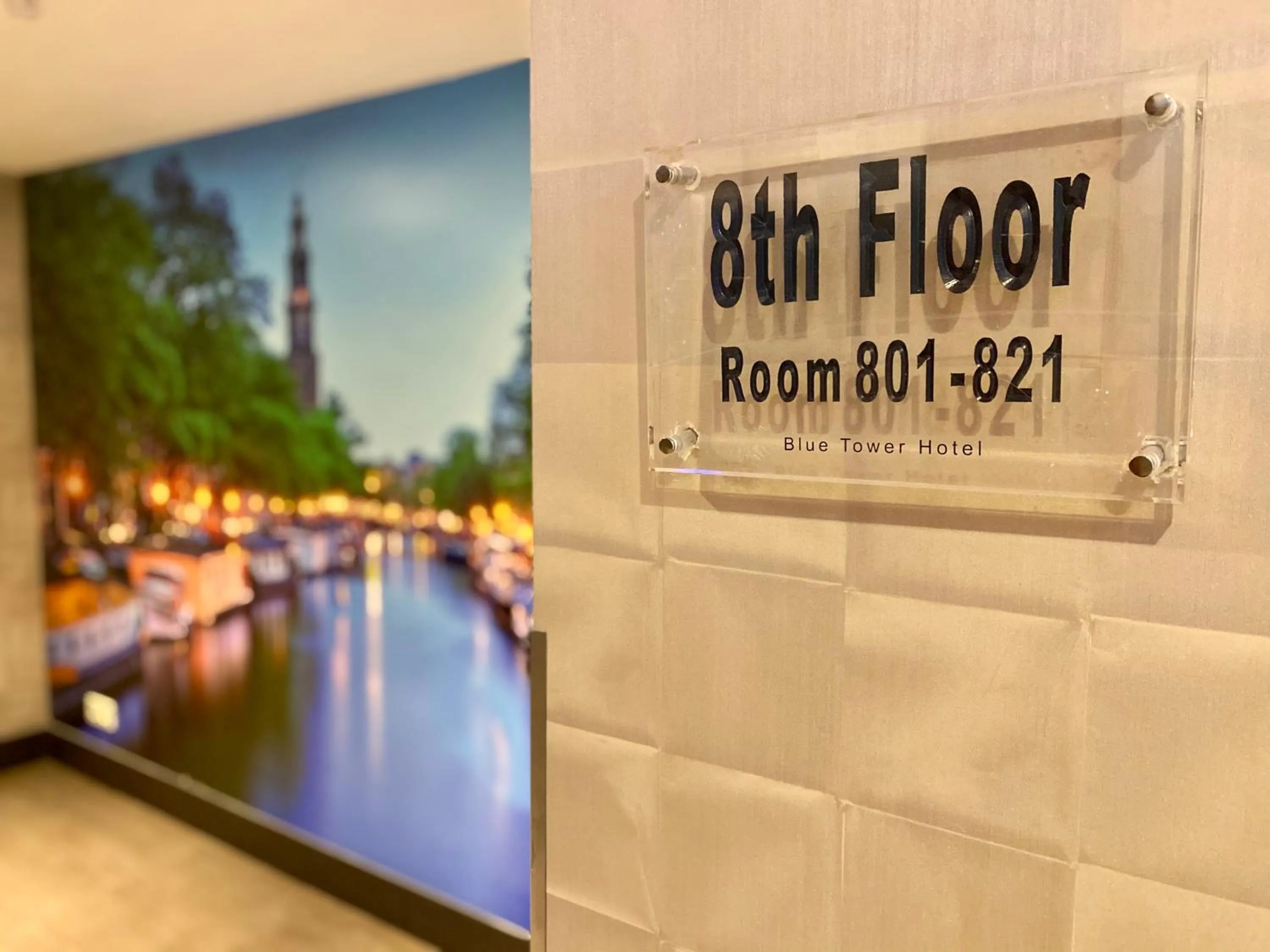 Property building in XO Hotels Blue Tower