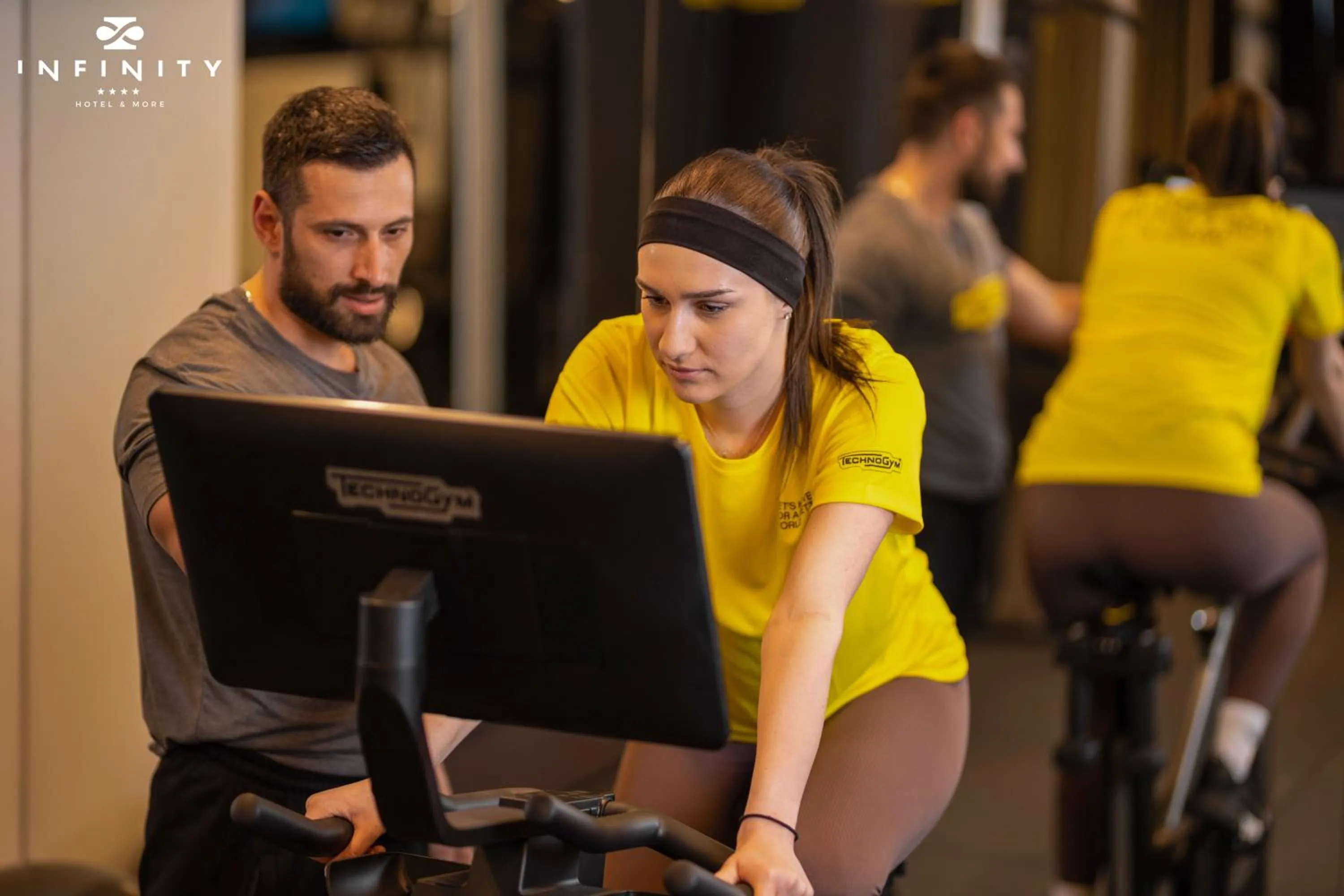 Fitness centre/facilities in Infinity Hotel & More