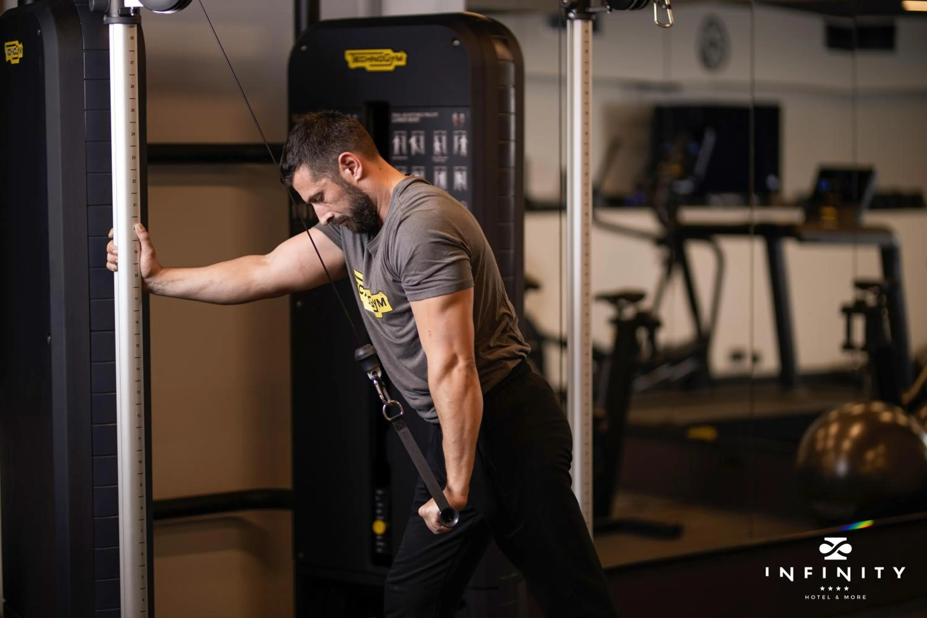 Fitness centre/facilities in Infinity Hotel & More