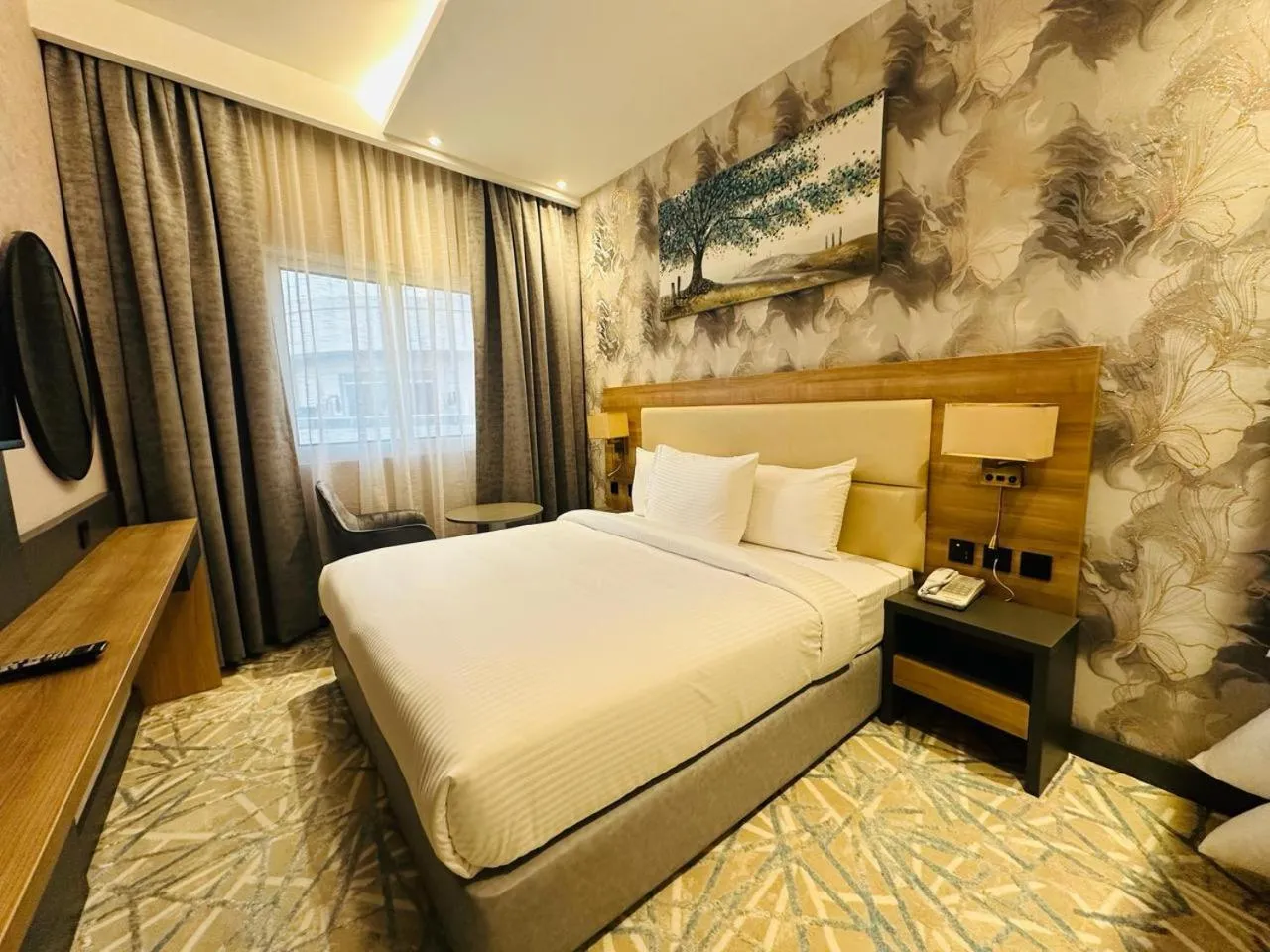 Bedroom, Bed in SKY PARK HOTEL